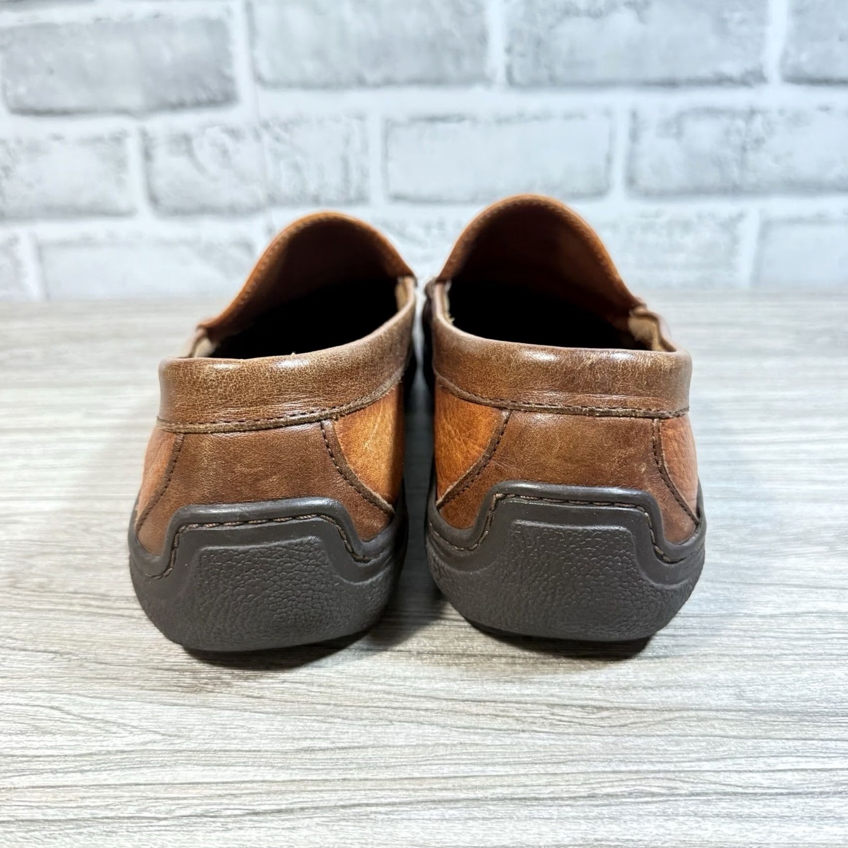 Footjoy VTG FootJoy Brown Leather Loafers Slip-On Moc Toe Comfort Mens 10 Size US 10 / EU 43 - 6 Thumbnail