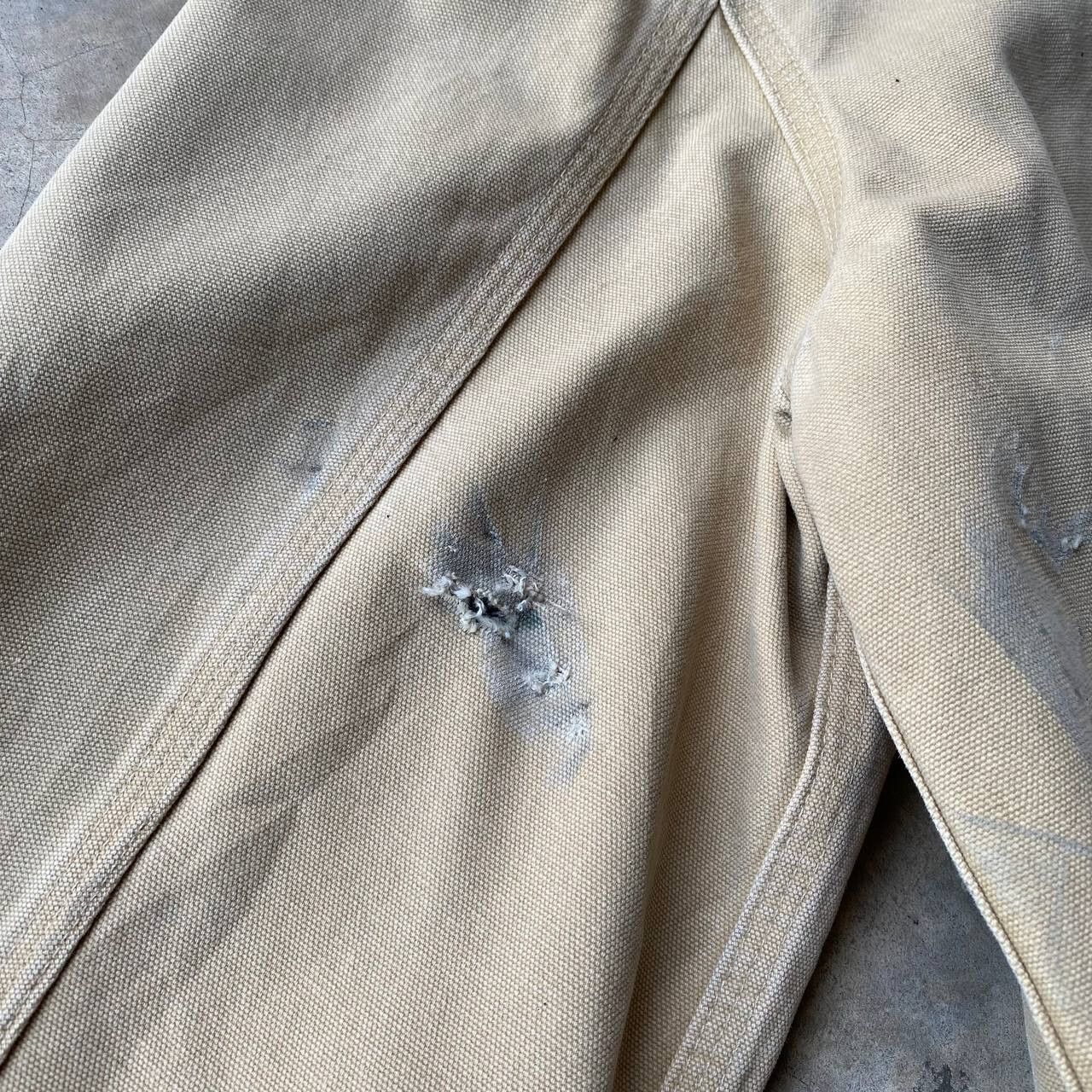 Carhartt × Vintage VINTAGE CARHARTT CANVAS JUMPER TRASHED DISTRESSED HOODIE Size US L / EU 52-54 / 3 - 4 Thumbnail