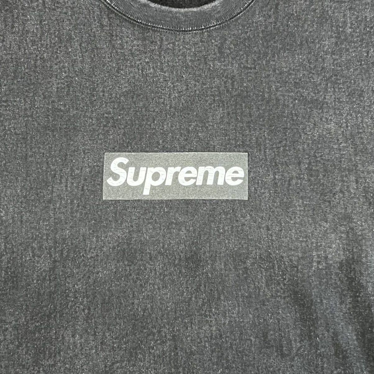 Supreme Supreme Washed Box Logo Crewneck Black Size US XL / EU 56 / 4 - 2 Thumbnail