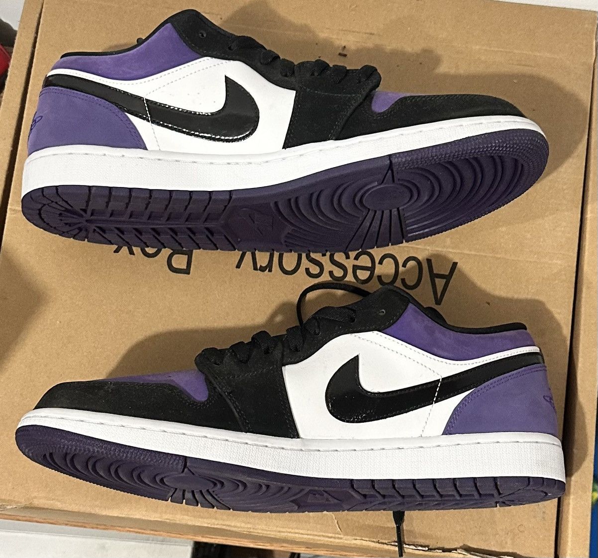 Jordan Brand Jordan 1 low court purple. Size US 13 / EU 46 - 6 Thumbnail
