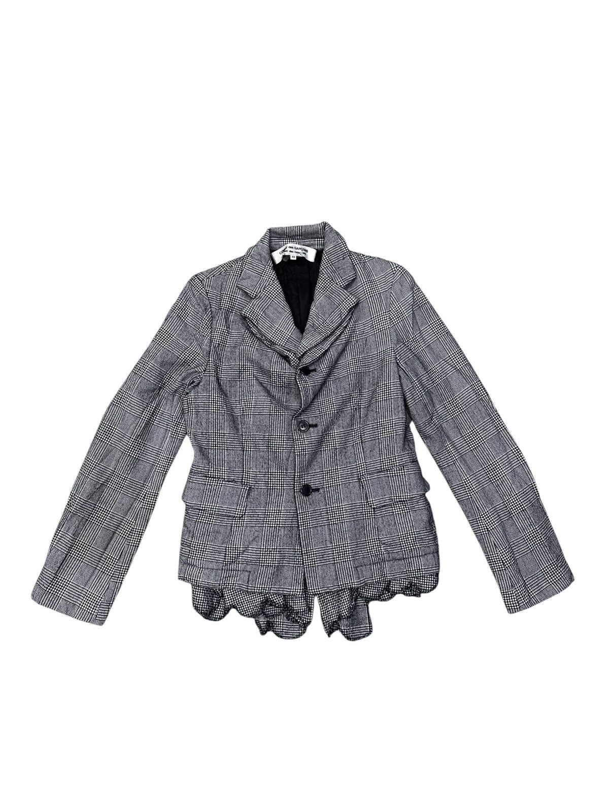 Comme des Garcons VINTAGE COMME DES GARCONS HOUNDSTOOTH COAT JACKET Size US XS / EU 42 / 0 - 2 Thumbnail
