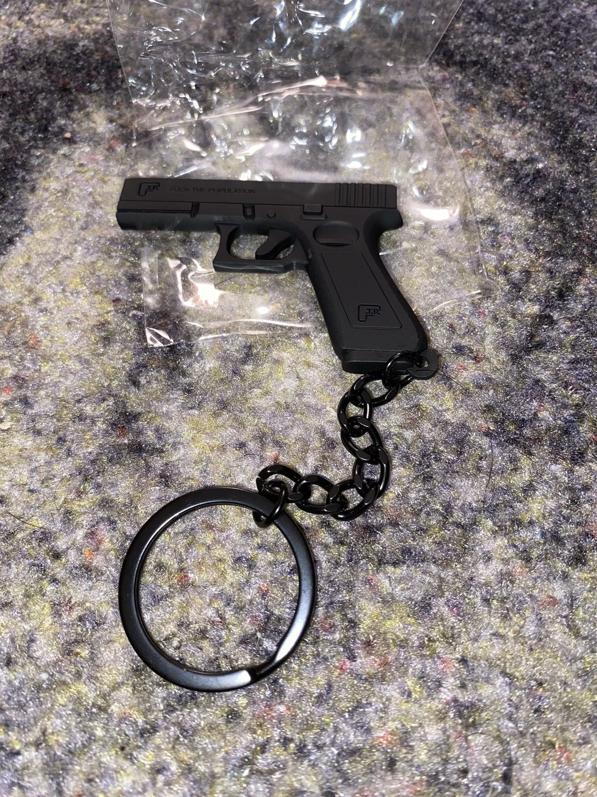 Fuck The Population FTP PISTOL KEYCHAIN Size ONE SIZE - 1 Thumbnail