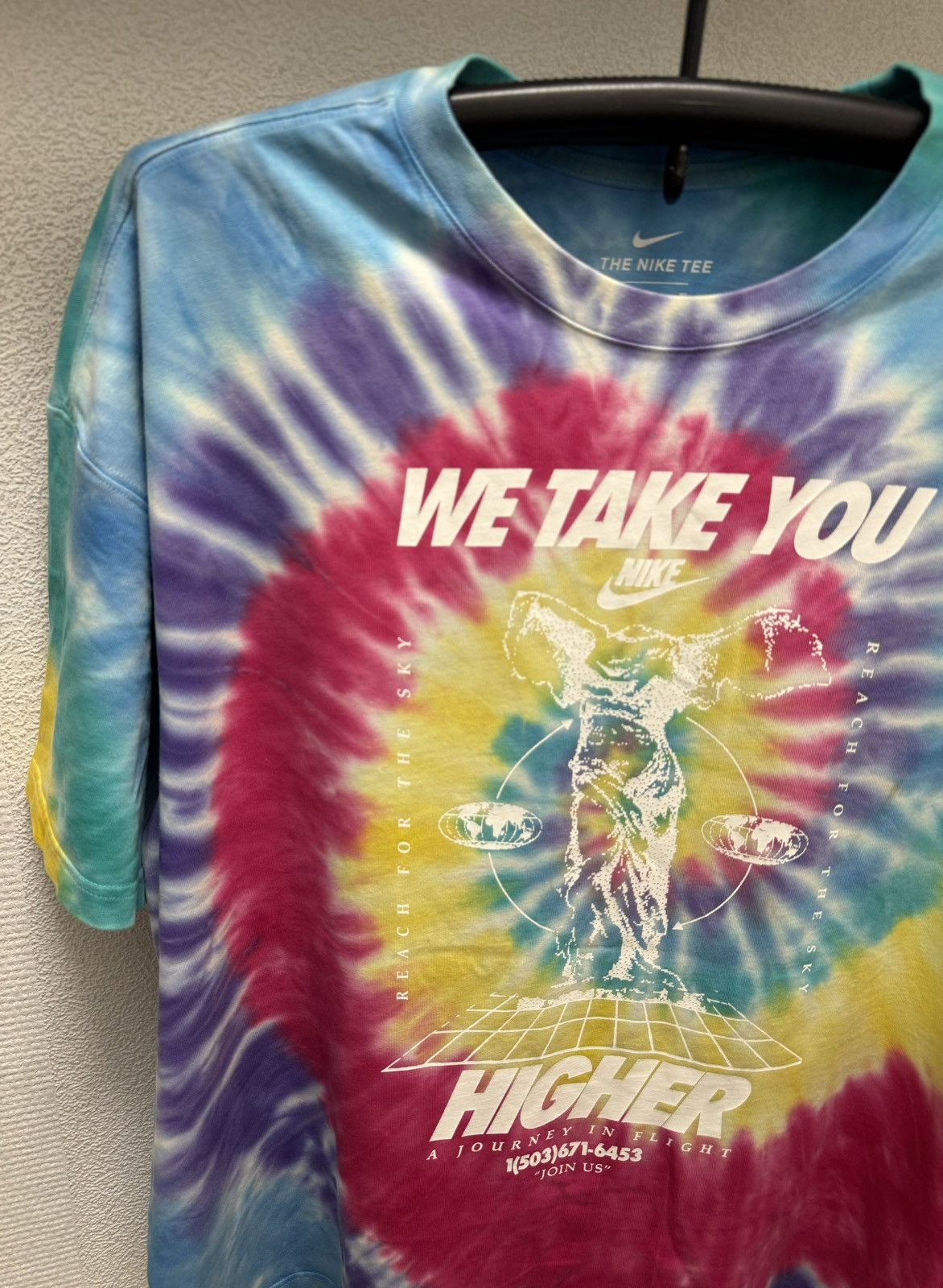 Nike Nike we take you higher a journey in tie-dye Xl Xxl t-shirt Size US XXL / EU 58 / 5 - 2 Thumbnail