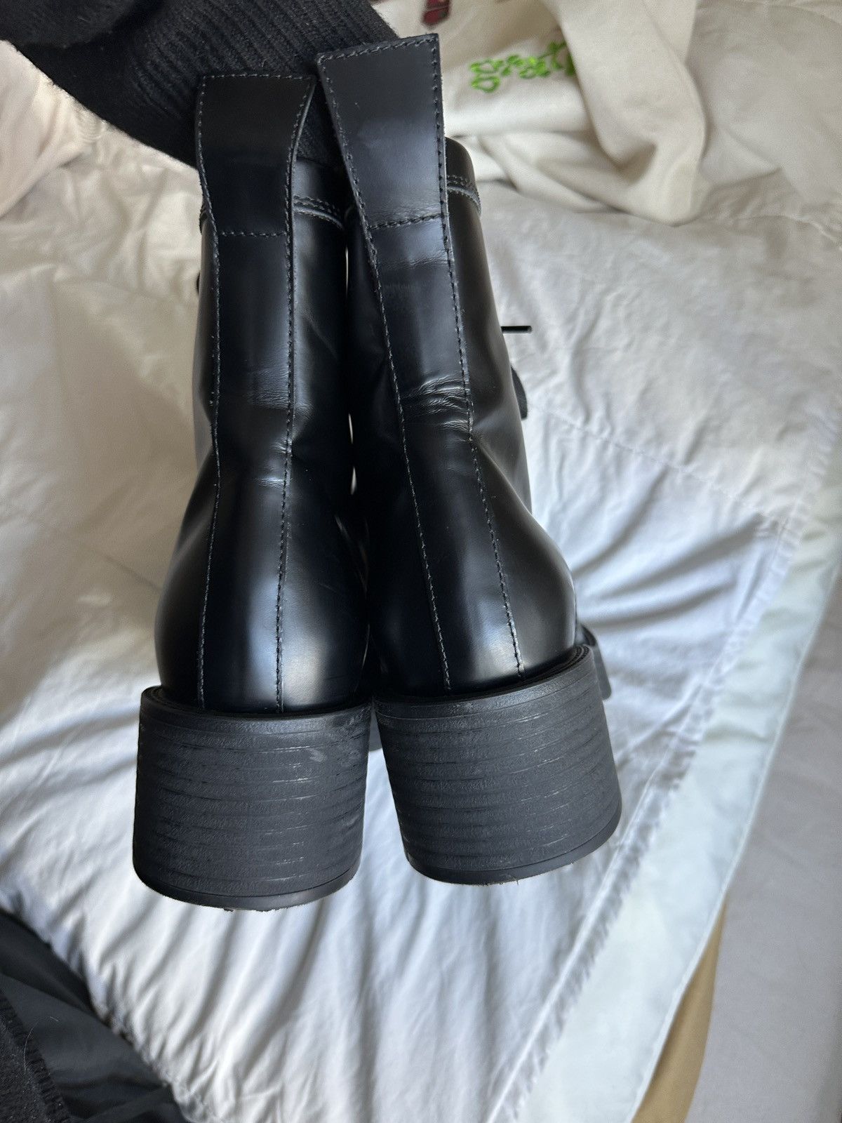 MM6 MM6 Margiela Lace-Up Biker Boots Size US 8 / IT 38 - 5 Thumbnail