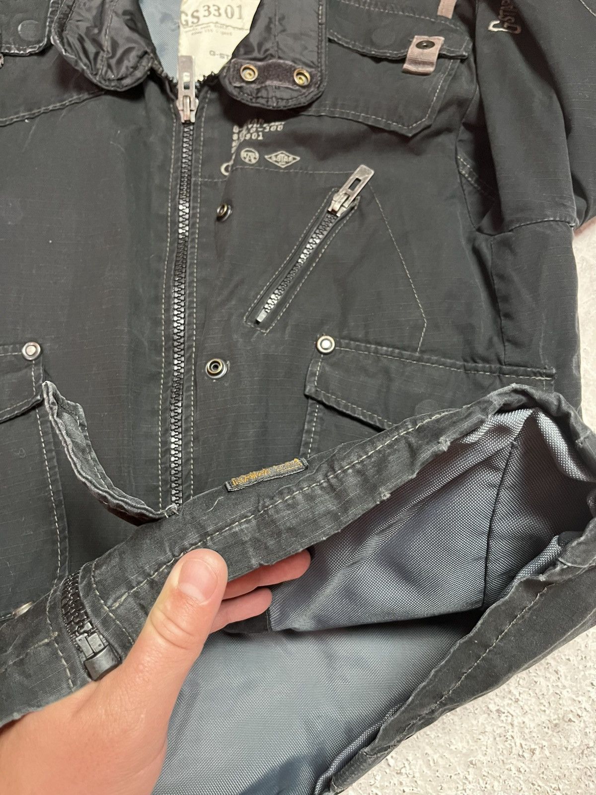 G-Star G-Star RAW GS3301 Tactical Jacket L w/ Big Back Logo Size US L / EU 52-54 / 3 - 13 Thumbnail