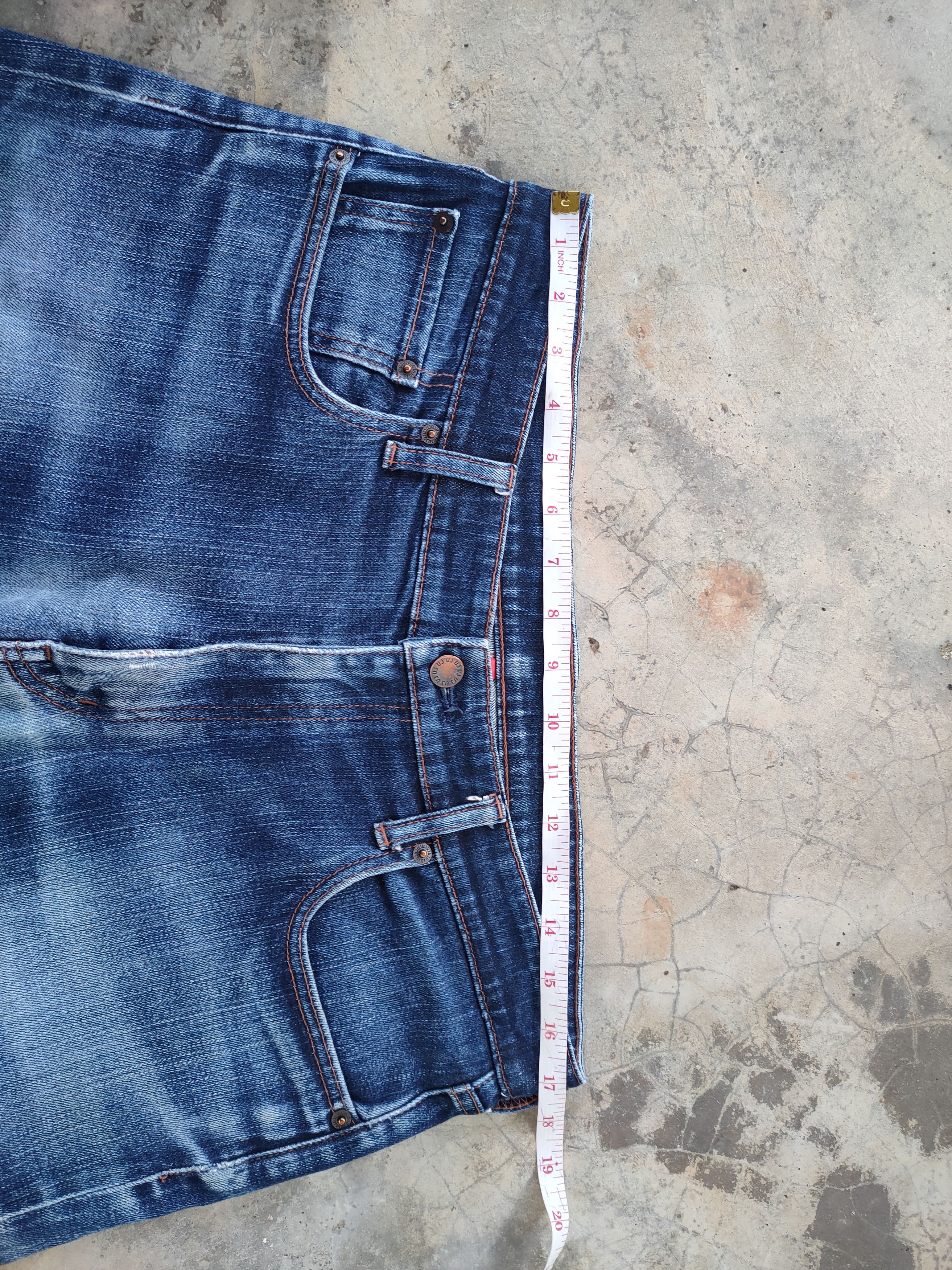 Japanese Brand W34 VINTAGE JAPANESE DISTRESSED RIPPED JEANS DENIM PANTS Size US 34 / EU 50 - 6 Thumbnail