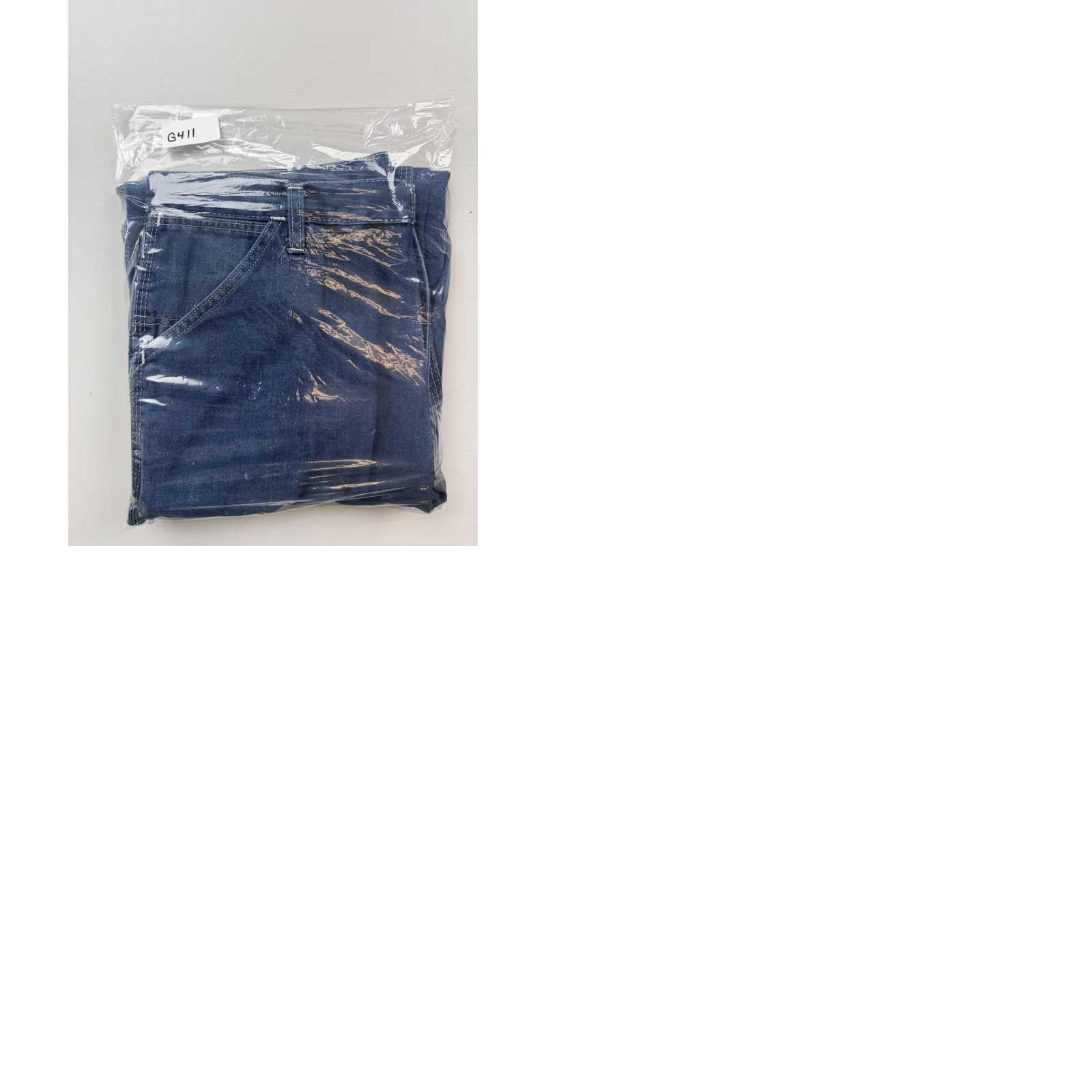 Denime Roebucks Jeans Mens 36x34 Blue Med Wash Denim Relaxed Straight Distressed Size US 36 / EU 52 - 10 Thumbnail