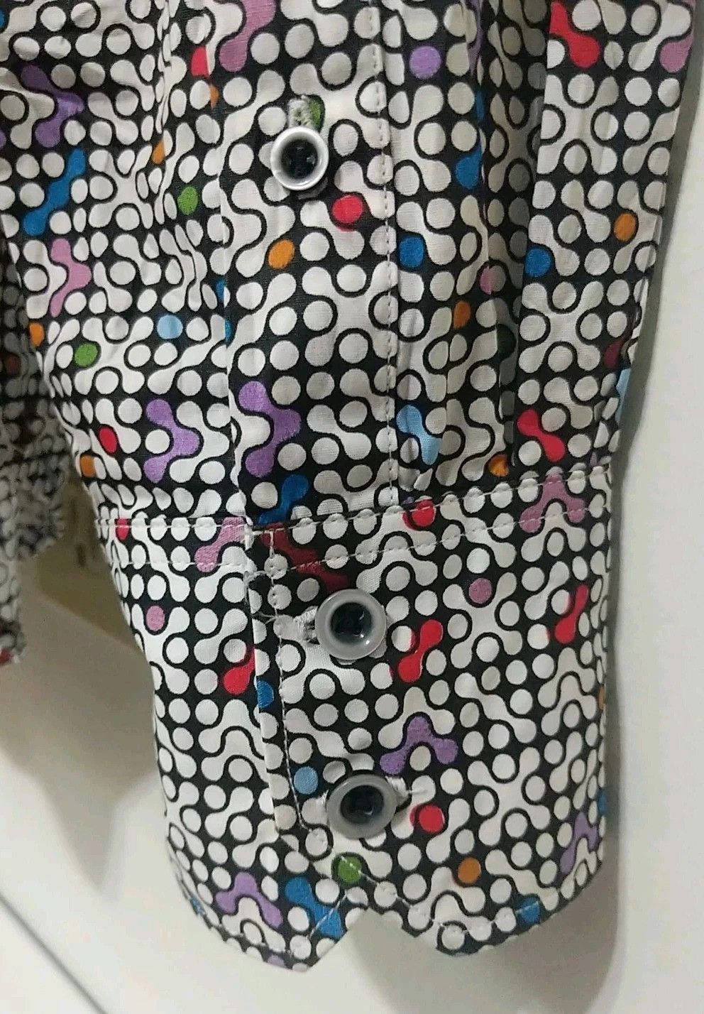 Robert Graham Robert Graham Anemone Geometric Classic Button Cotton Shirt Size US L / EU 52-54 / 3 - 6 Thumbnail