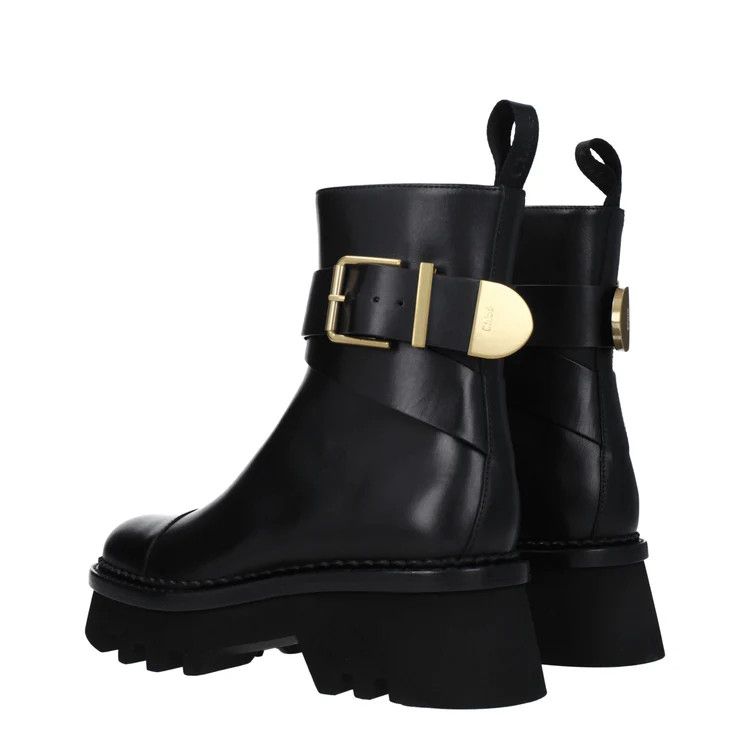 Chloe o1loc1c1024 Ankle Boots in Black Size US 6 / IT 36 - 4 Thumbnail
