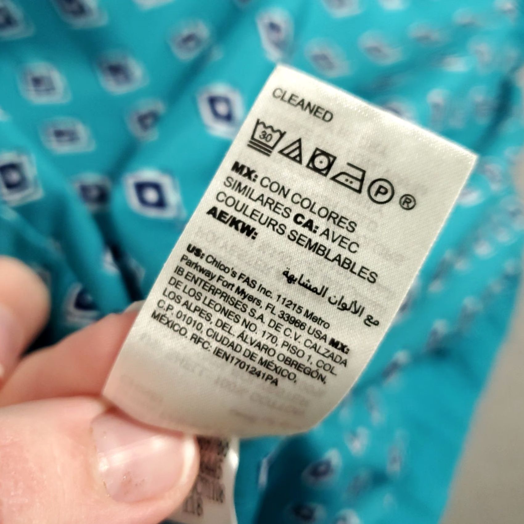 Vintage Chico's Jacket Womens Size 10 Medium Blue Pockets Button Up Casual Travel Autumn Spring Winter Size L / US 10 / IT 46 - 5 Thumbnail