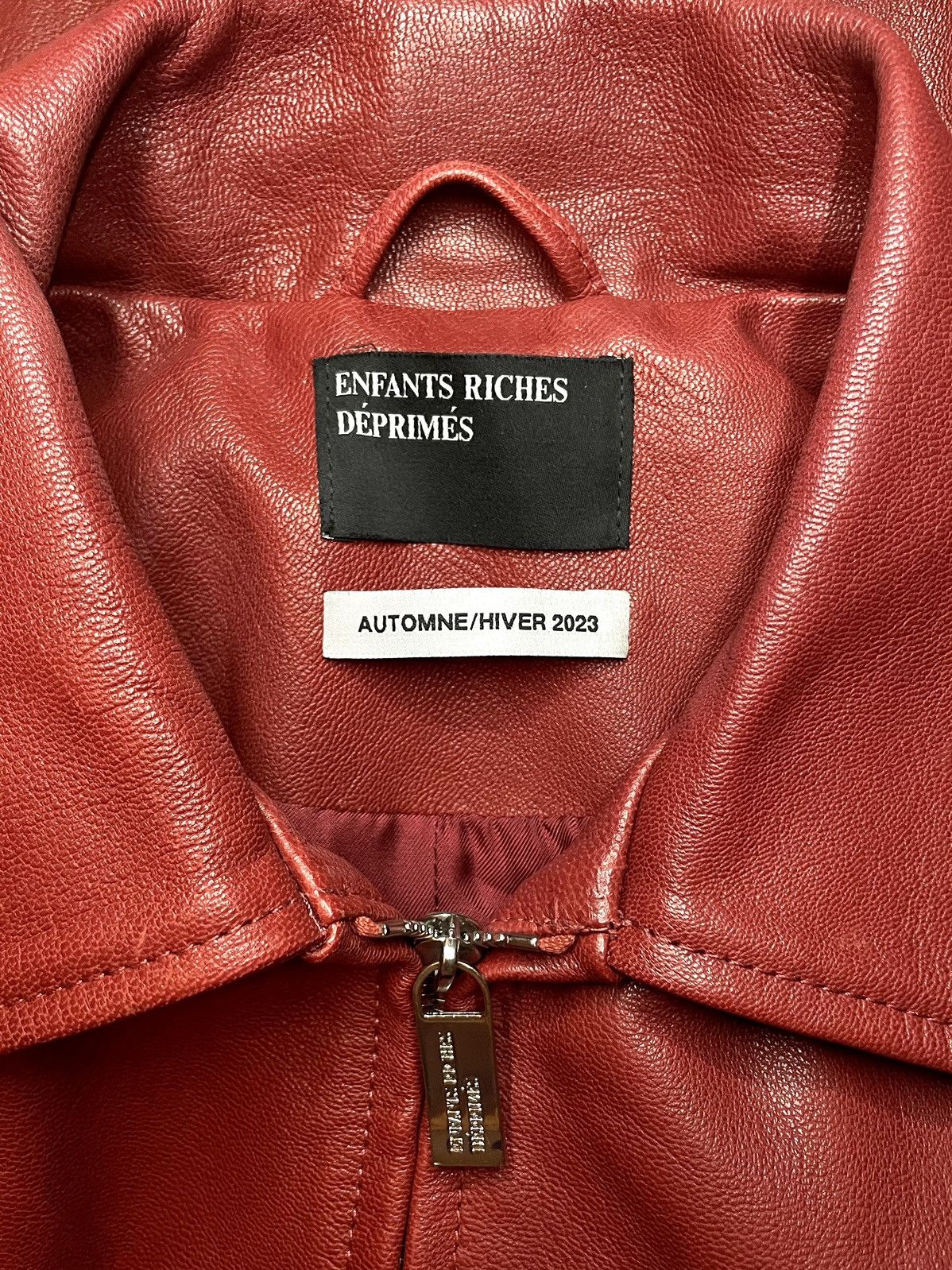 Enfants Riches Deprimes ENFANTS RICHES DEPRIMES FW23 / Leather Jacket / Red / Mens L Size US L / EU 52-54 / 3 - 5 Thumbnail