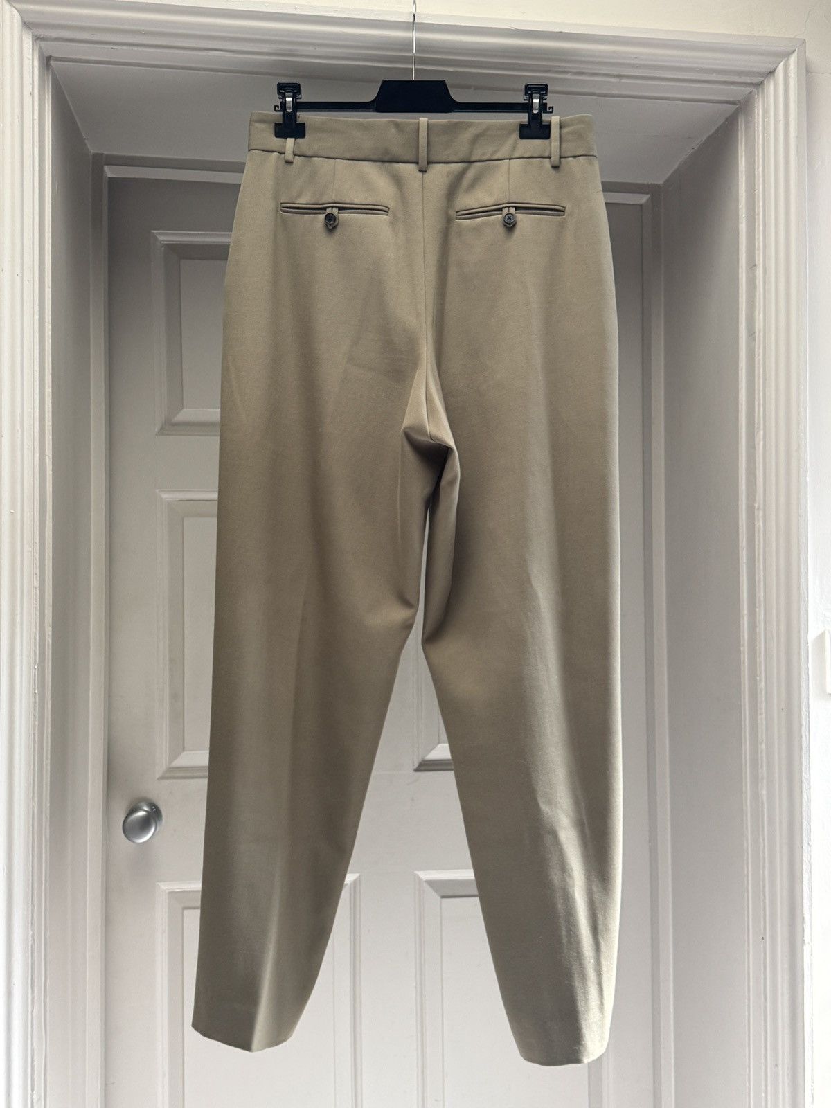 The Row The Row Mens Berkel Trousers size US 34 in Khaki Beige Size US 34 / EU 50 - 5 Thumbnail
