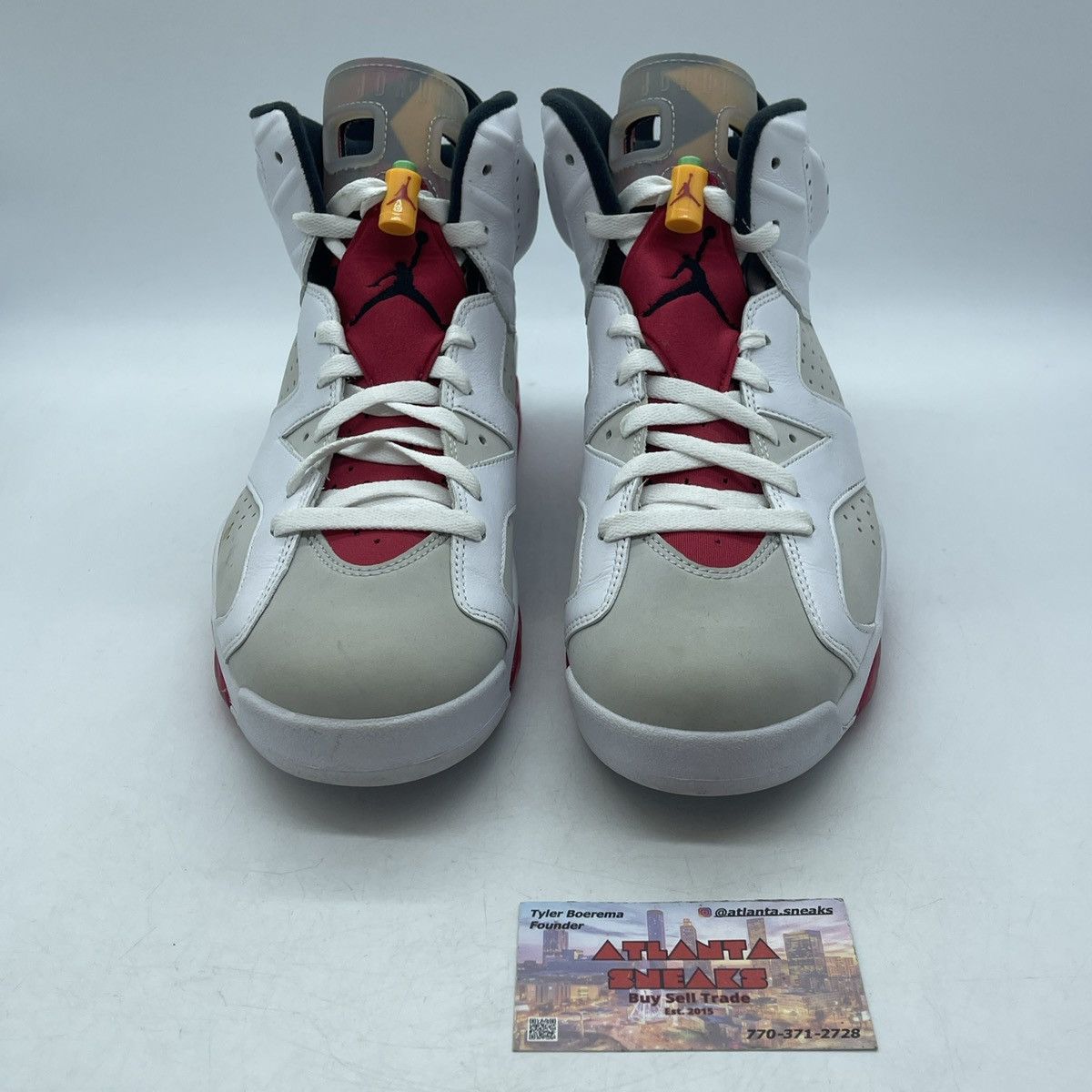 Jordan Brand Air Jordan 6 hare Size US 9.5 / EU 42-43 - 2 Thumbnail