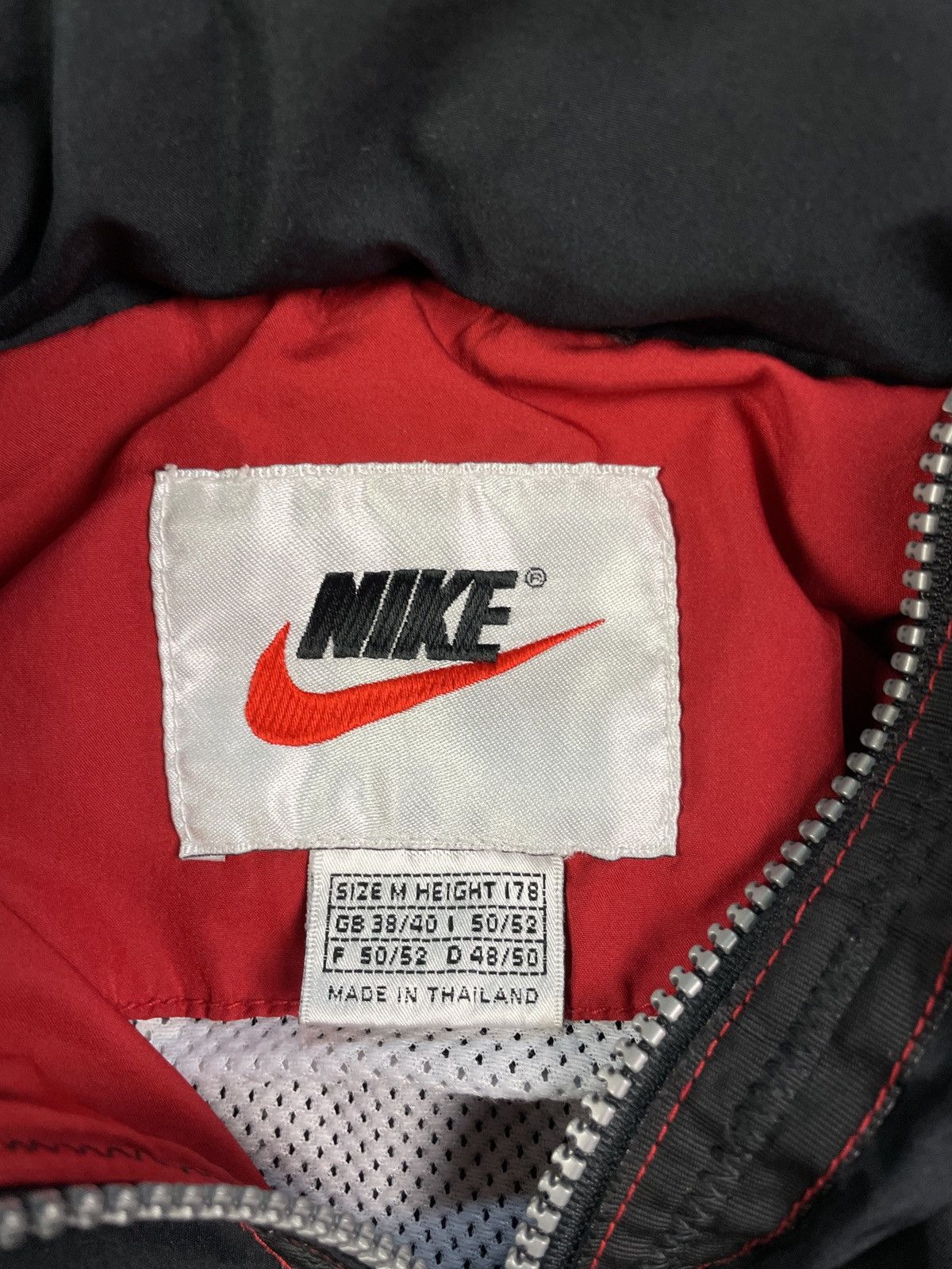 Nike × Vintage Vintage 90s Nike Zip Track Jacket Size US M / EU 48-50 / 2 - 5 Thumbnail