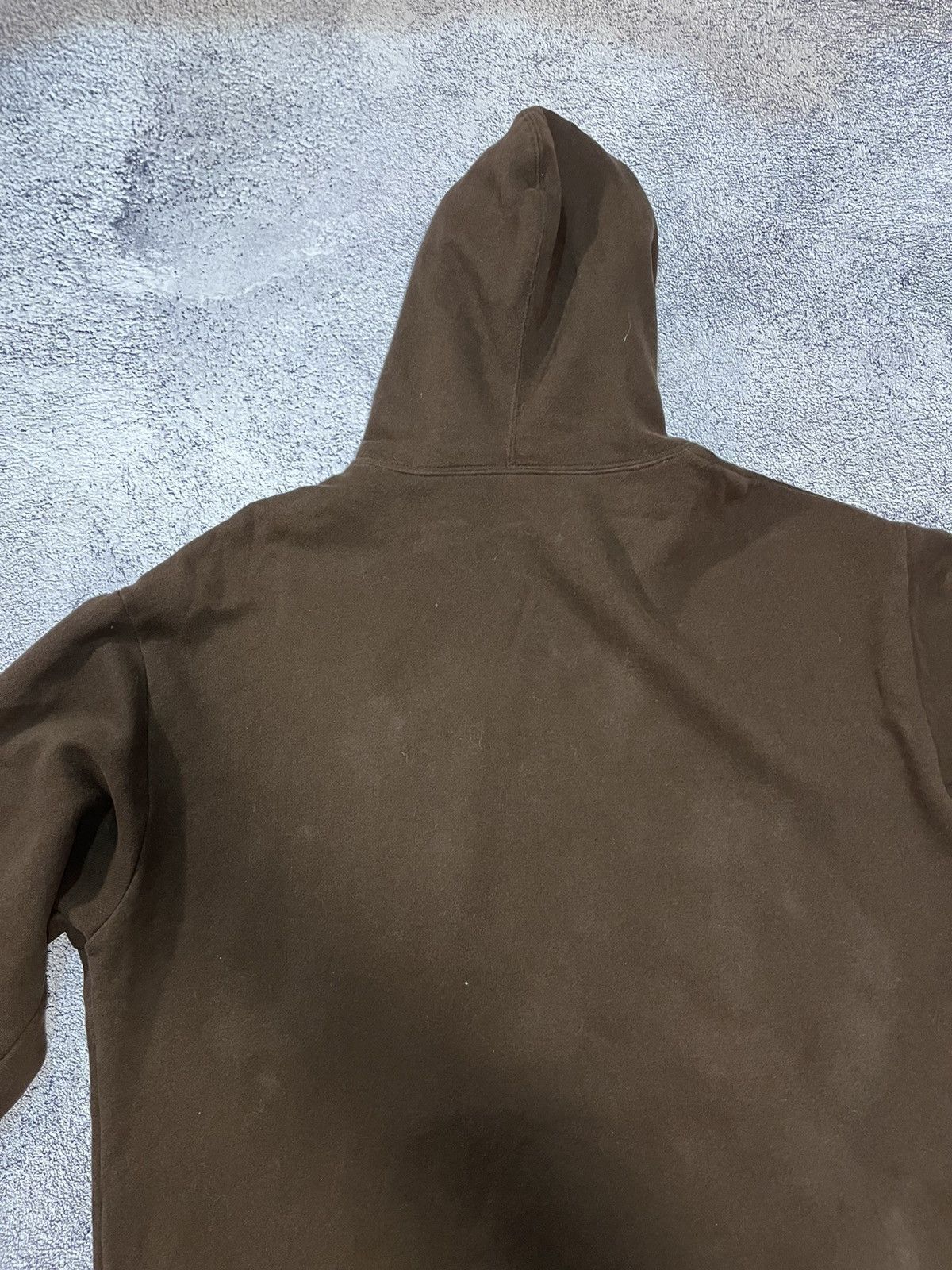 Gap GAP Logo Fleece Hoodie Brown Distressed Vintage Y2K Pullover Size US L / EU 52-54 / 3 - 10 Thumbnail