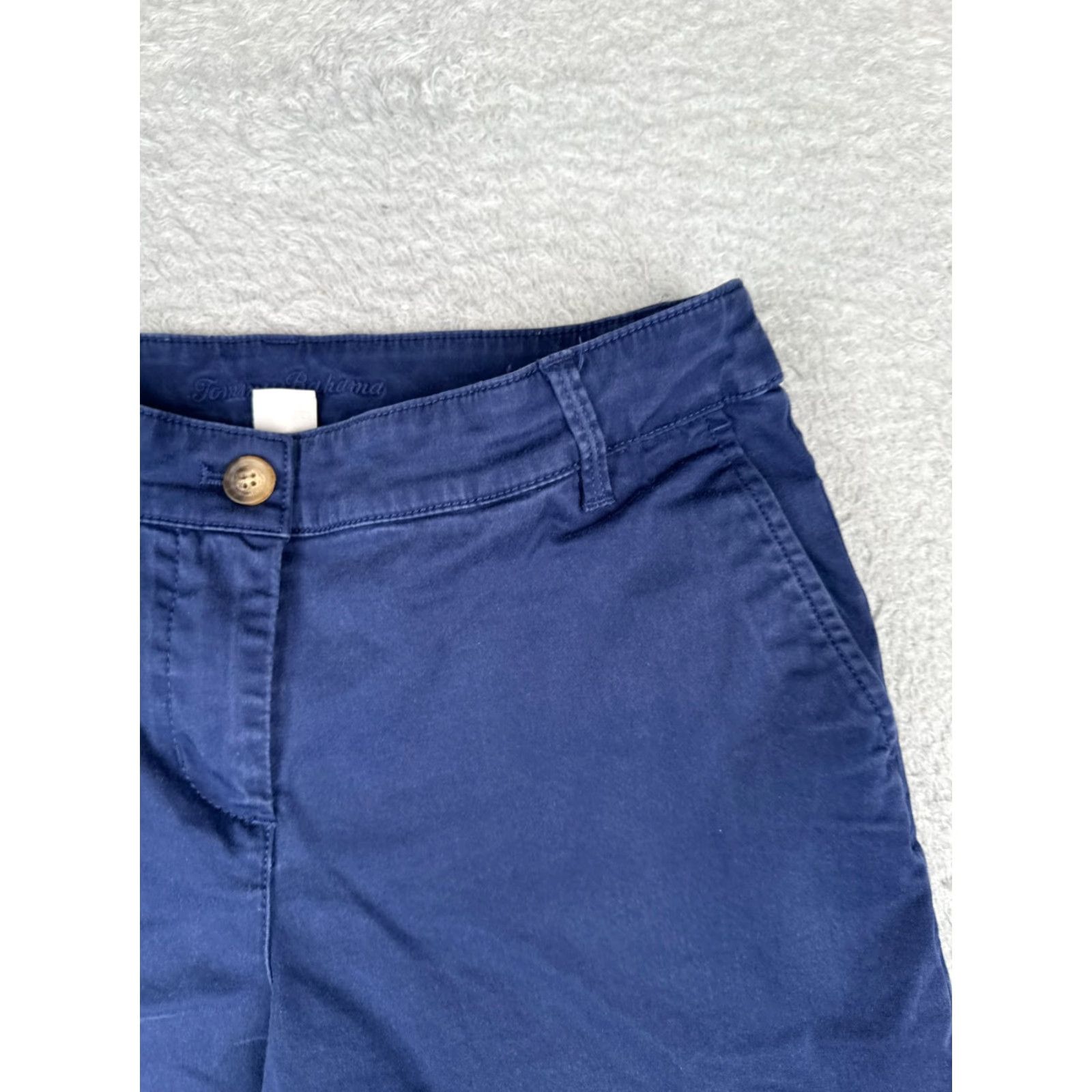 Tommy Bahama VINTAGE Tommy Bahama Women's Shorts 6 Blue Cotton Blend Casual Travel Beach Summer 27x7 Size 28" / US 6 / IT 42 - 5 Thumbnail