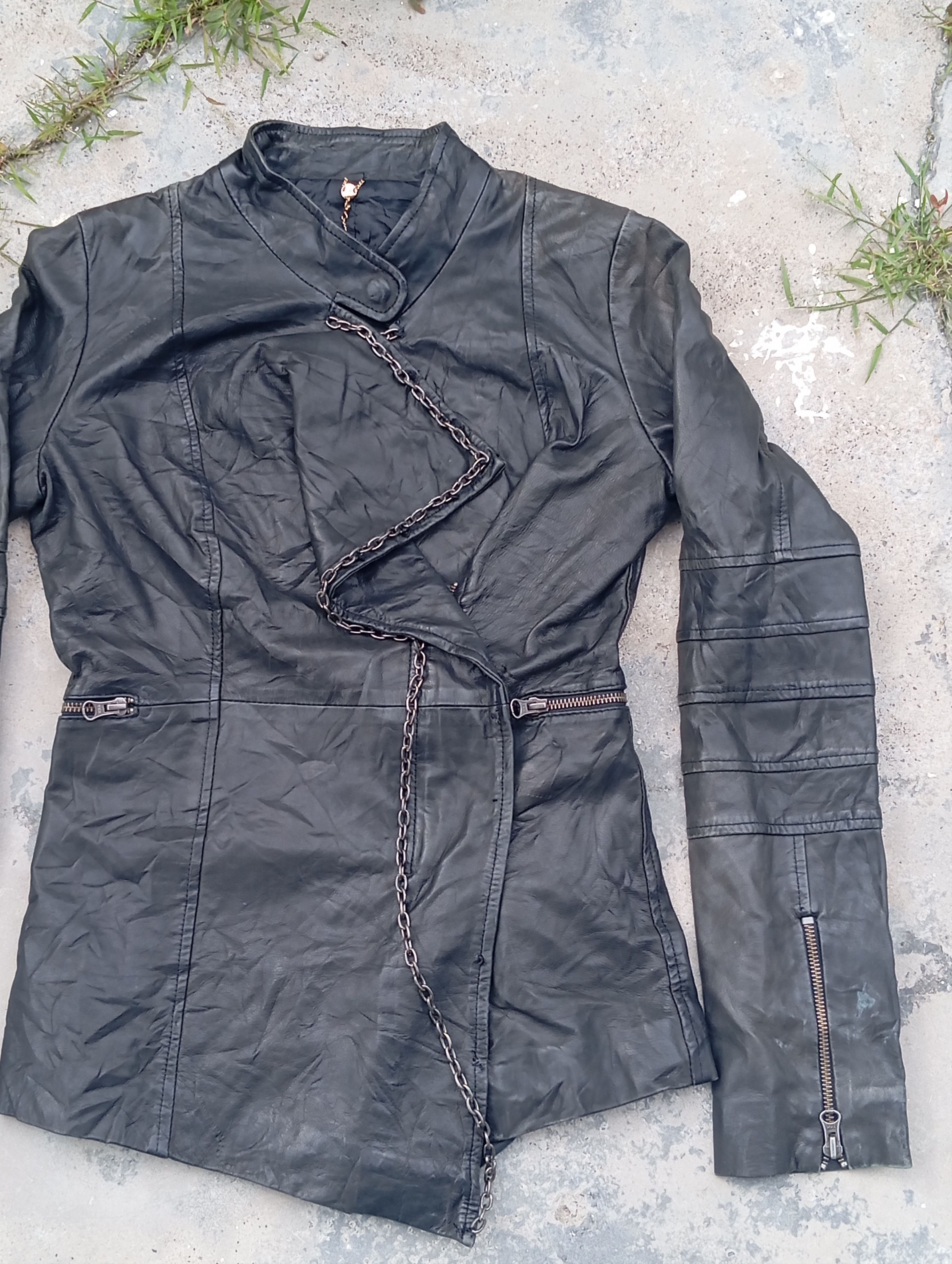 Indian Motorcycle × Vintage Vintage Lamb Leather Coats Jacket Size XS / US 0-2 / IT 36-38 - 3 Thumbnail