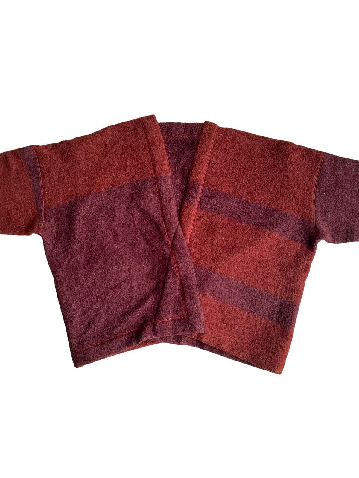 Issey Miyake Exotic Exprimental 80s Issey Miyake Thick Wool Sanjuro Coats Size US XL / EU 56 / 4 - 5 Thumbnail