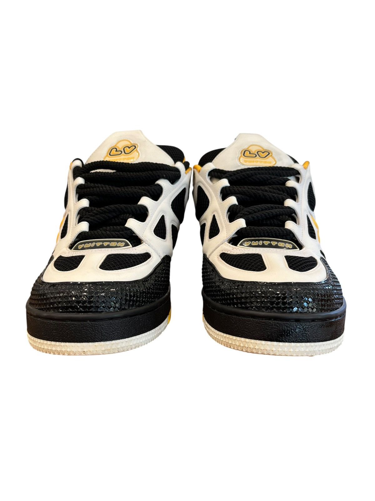 Louis Vuitton Louis Vuitton Skate Sneaker NYC Exclusive Black Yellow Size US 9.5 / EU 42-43 - 5 Thumbnail