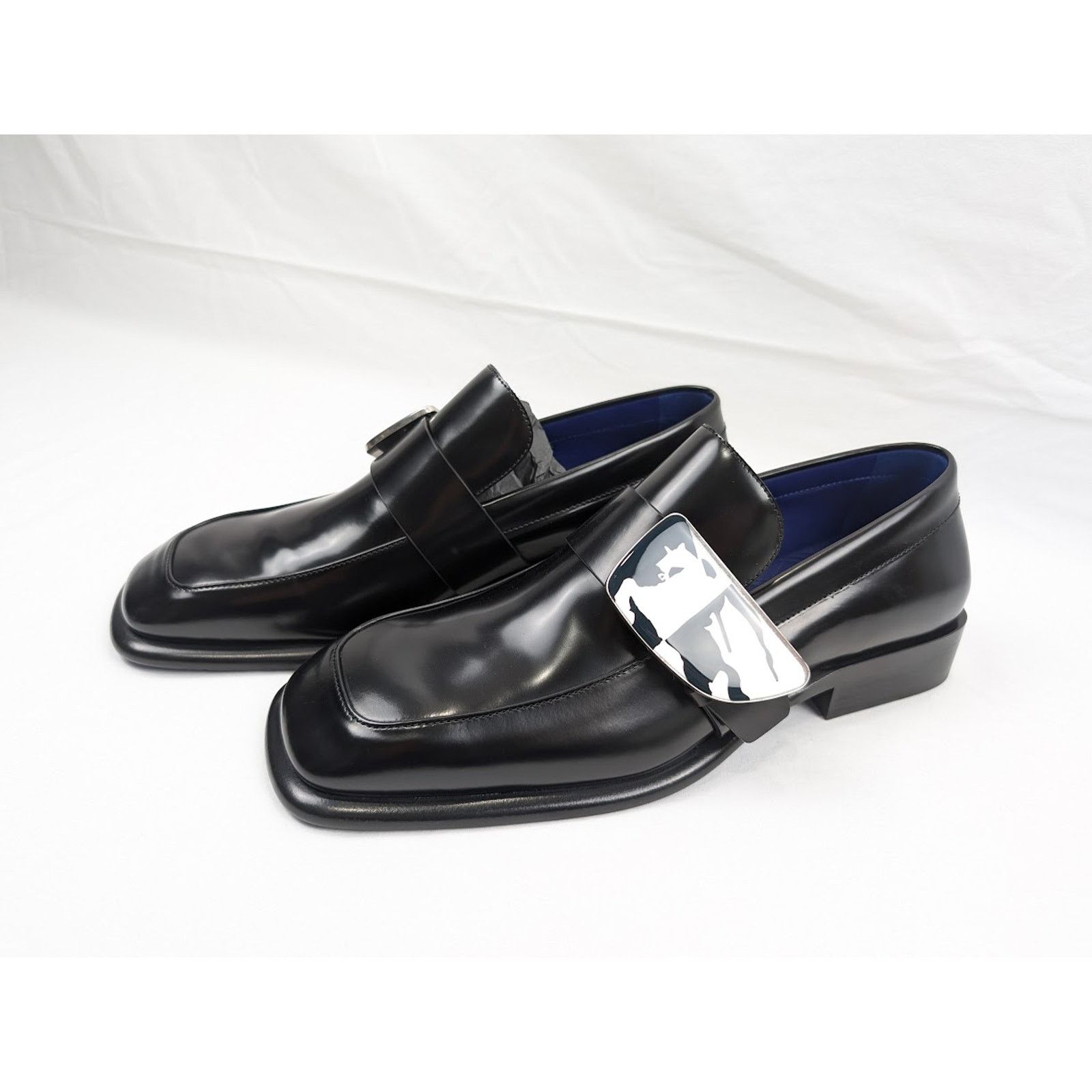 Burberry o1rshd1 Leather Loafers Shoes in Black Size US 12.5 / EU 45-46 - 16 Thumbnail