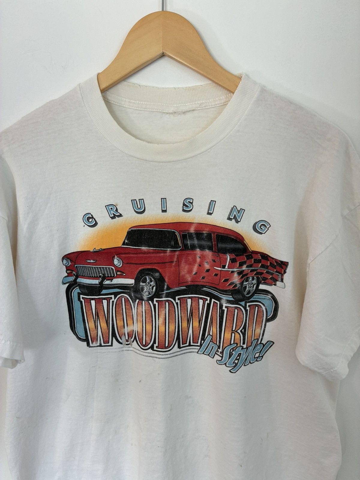 Vintage Vintage Thrashed Retro Hot Rod Car Tee Size US L / EU 52-54 / 3 - 1 Thumbnail