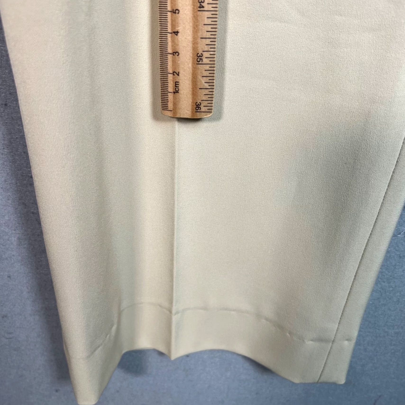 Vintage Sorbino Men’s Size 50 Beige Straight Leg Dress Pants Made in Italy Size US 34 / EU 50 - 6 Thumbnail
