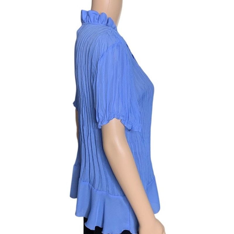Vintage Vintage 90's Bethany Women's XL Purple Top Semi Sheer V-Neck Size XL / US 12-14 / IT 48-50 - 6 Thumbnail