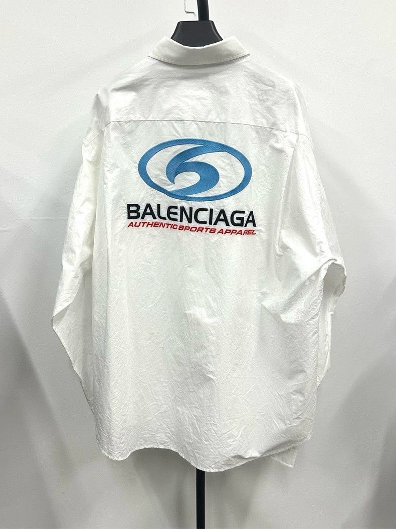 Balenciaga Balenciaga Surf Logo Embroidered Shirt-2505 Size US M / EU 48-50 / 2 - 2 Thumbnail