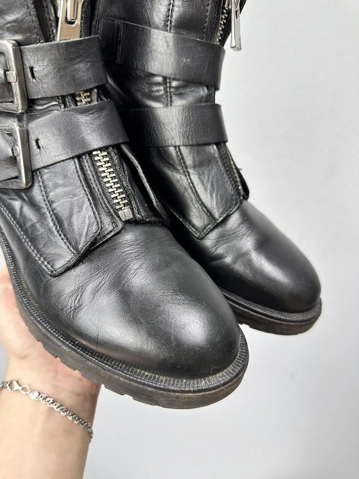 A.S.98 Metal Zip A.S. 98 Leather Boots Vintage High Streetwear Size US 8 / IT 38 - 4 Thumbnail