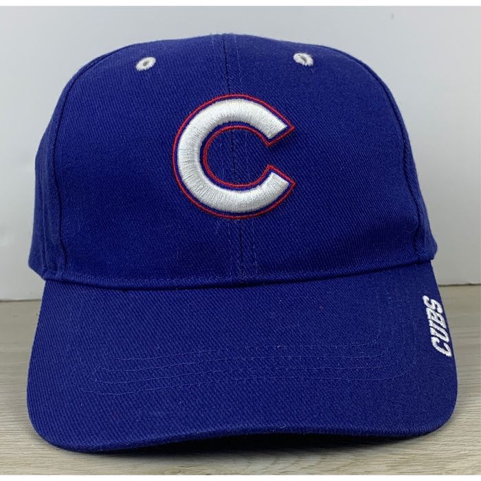 Other Chicago Cubs Hat Cap Blue Adjustable Hat Adult Blue OSFA Adj ...