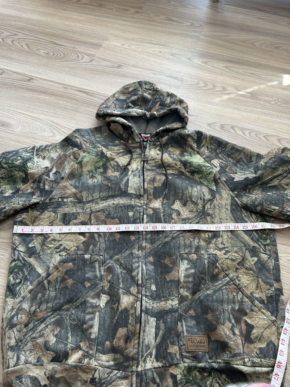 Vintage Vintage Realtree Camo Walls Zipup Hoodie XXL Size US XXL / EU 58 / 5 - 6 Thumbnail