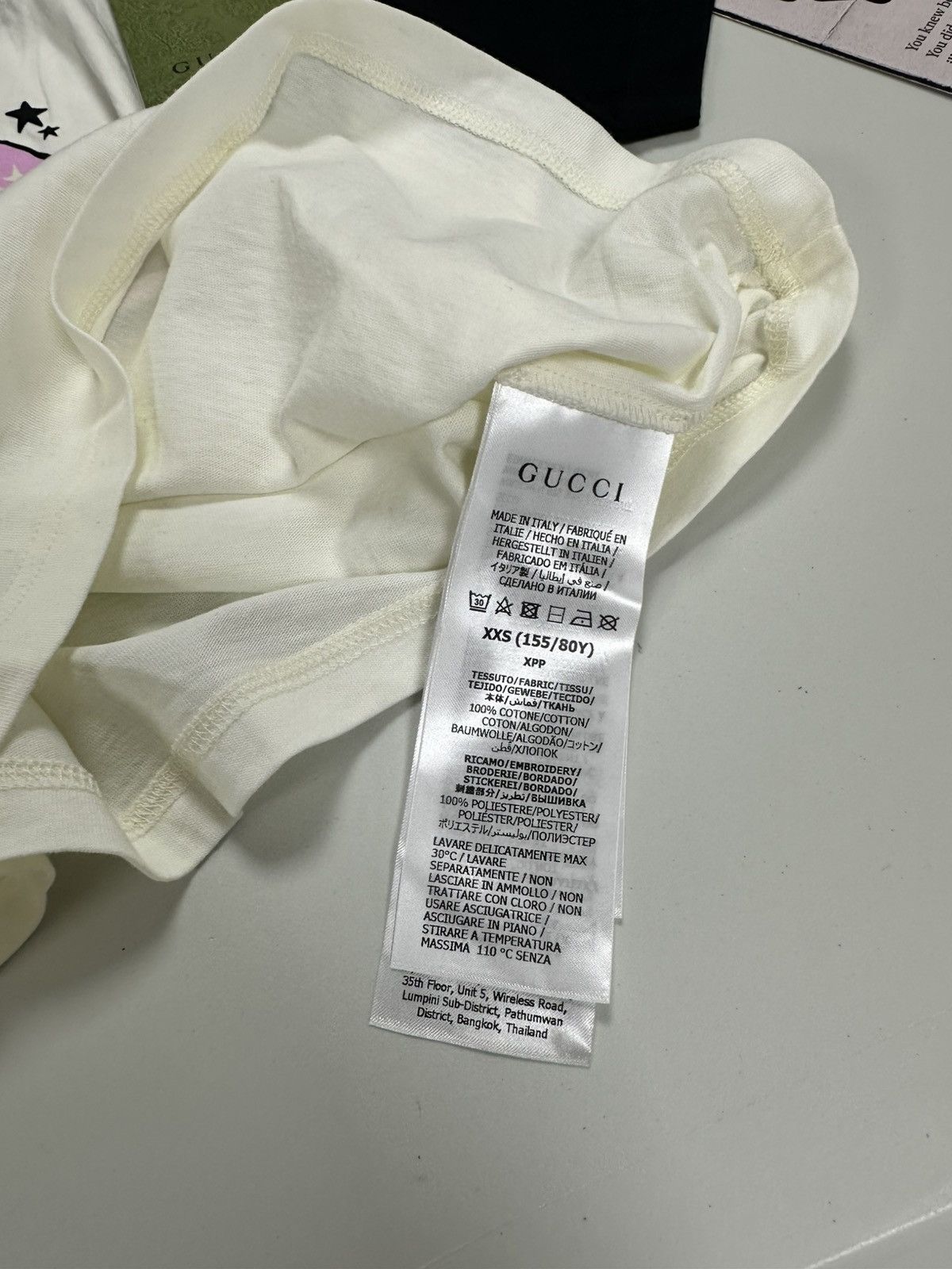 Gucci GUCCI Logo Print T-Shirt - XXS Size XXS / US 00 / IT 34 - 4 Thumbnail