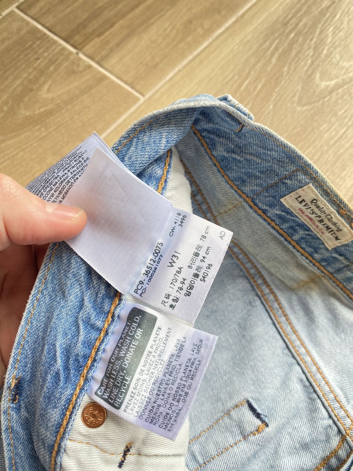 Levi's Levis Denim Shorts Size US 31 - 8 Thumbnail