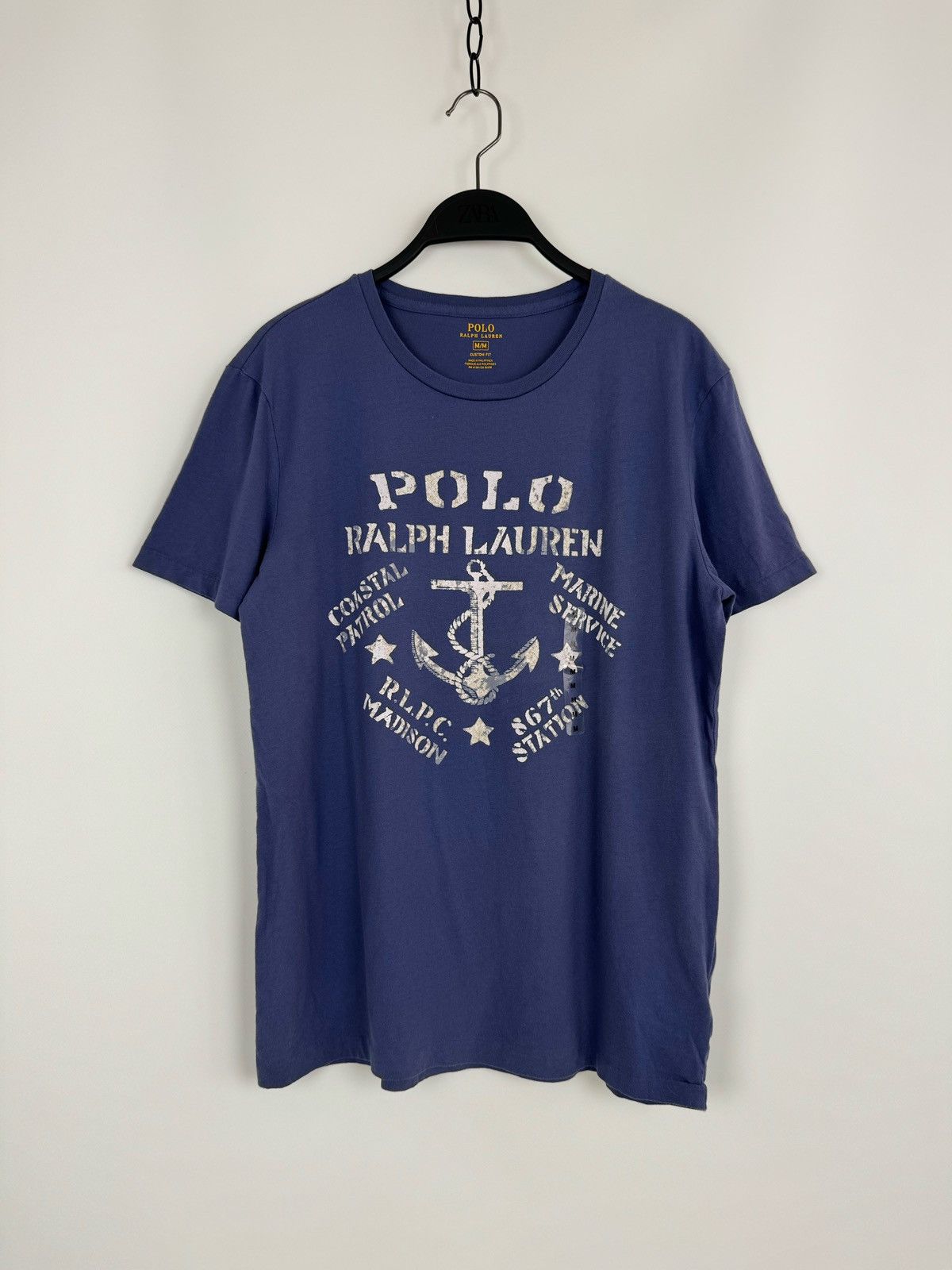 Polo Ralph Lauren Polo Ralph Lauren Marine Graphic Single Stitch T-Shirt Size US M / EU 48-50 / 2 - 1 Thumbnail