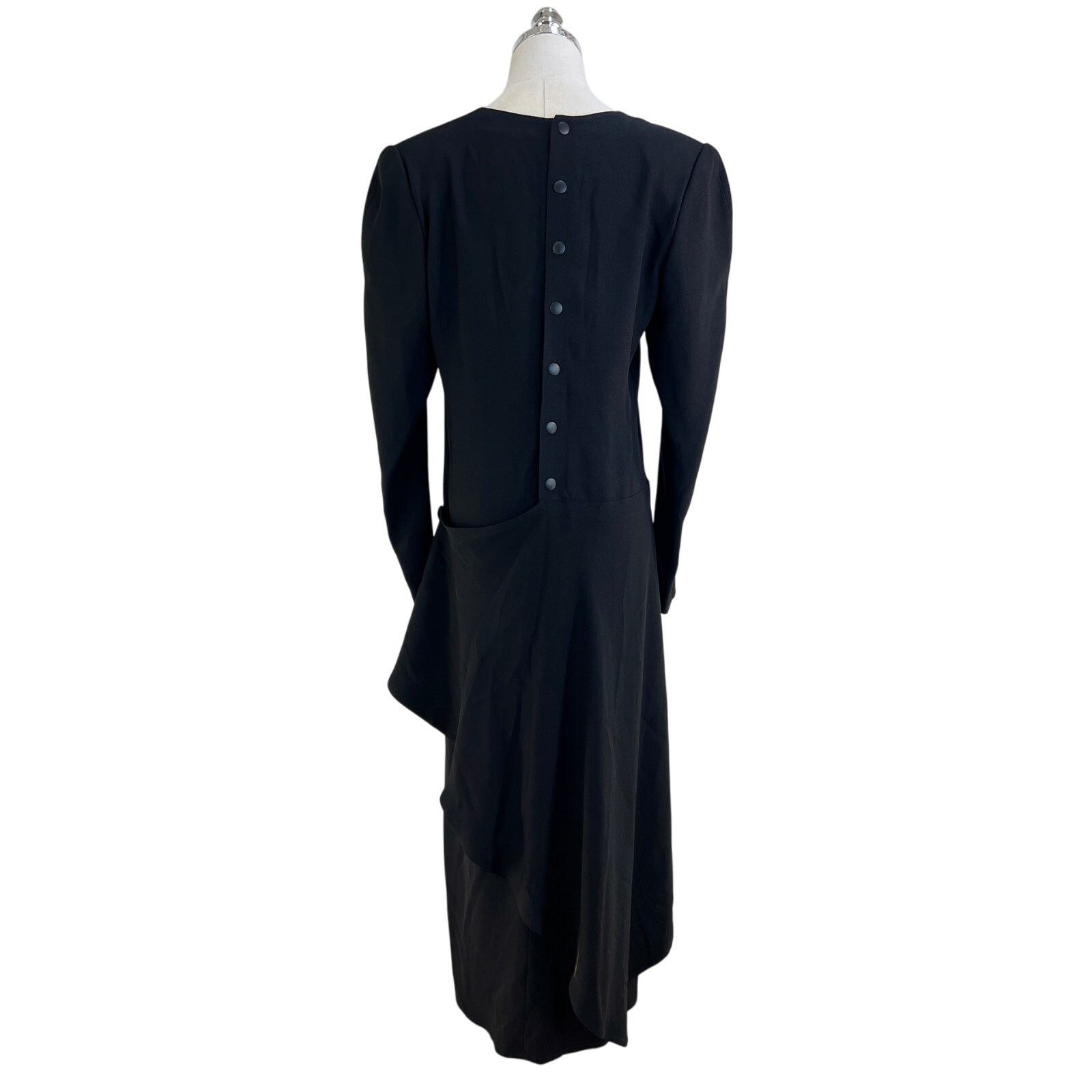 Sonia Rykiel Sonia Rykiel Black Dress Colitti Collection Long Sleeves Size M / US 6-8 / IT 42-44 - 10 Thumbnail