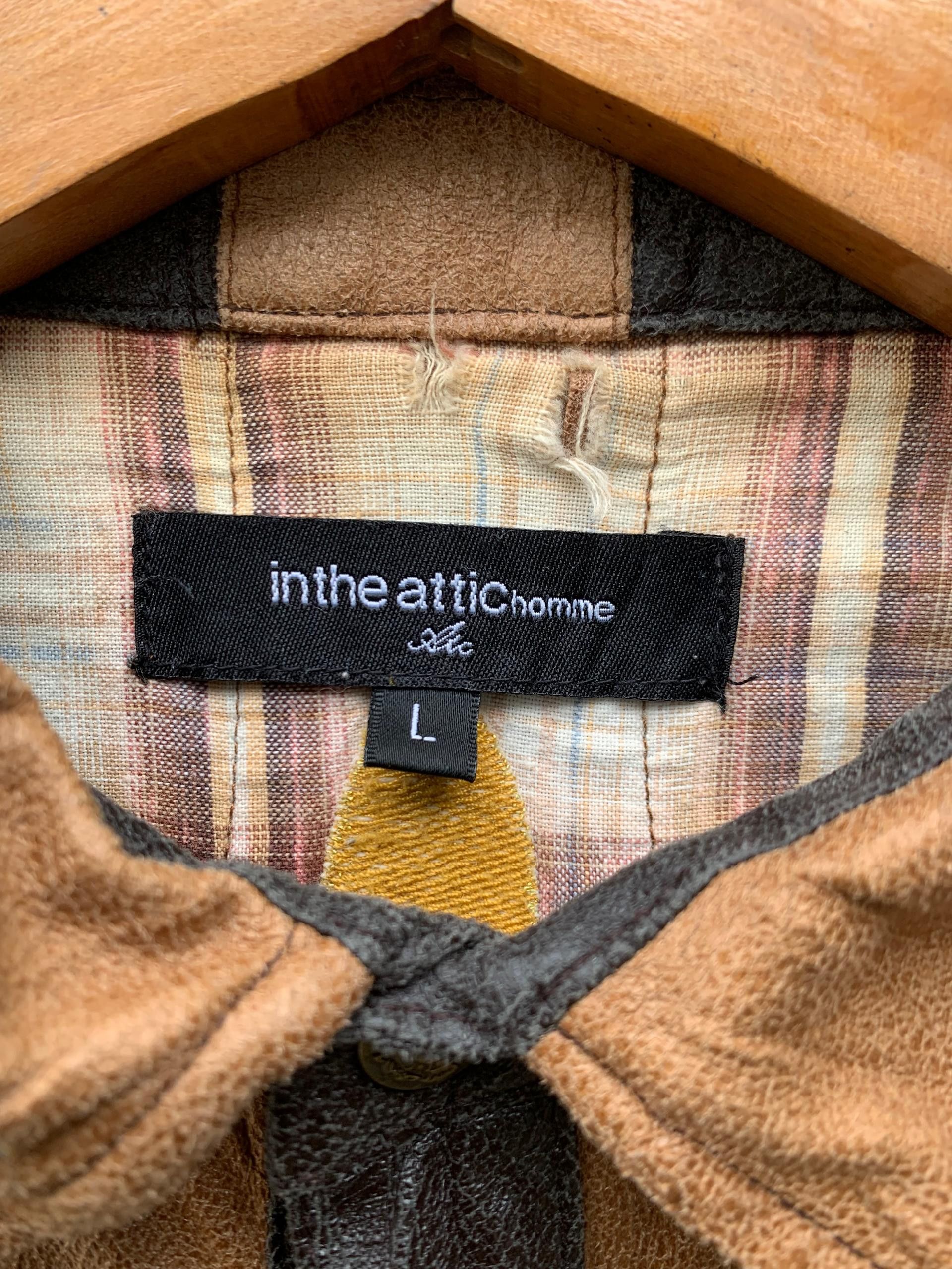 In The Attic Vintage Rare In The Attic Homme Button Shirt Size US L / EU 52-54 / 3 - 9 Thumbnail