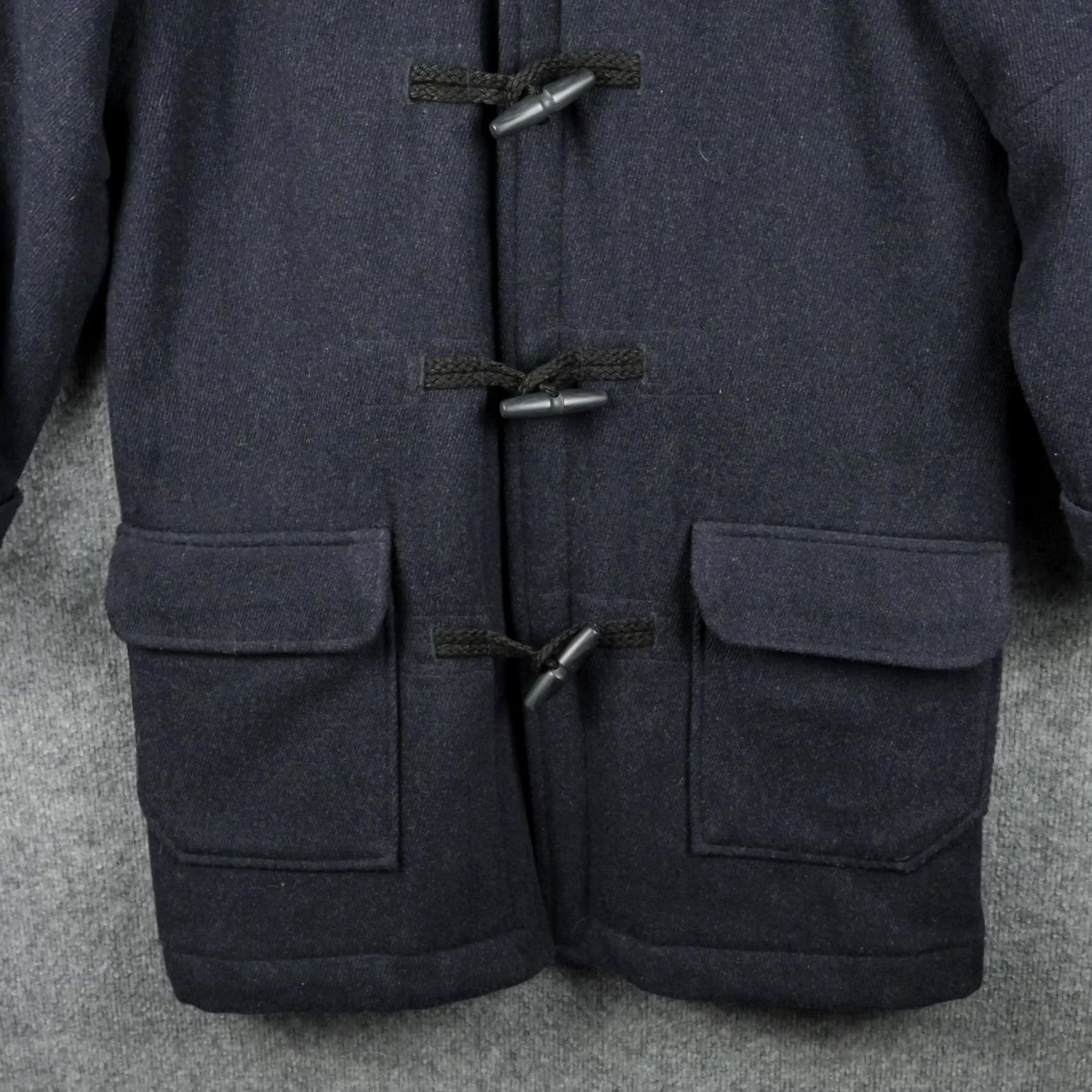 Gap VINTAGE Gap Coat Mens XS Blue Wool Hooded Toggle Duffle Parka Lined Winter Mid Length Size US XS / EU 42 / 0 - 3 Thumbnail