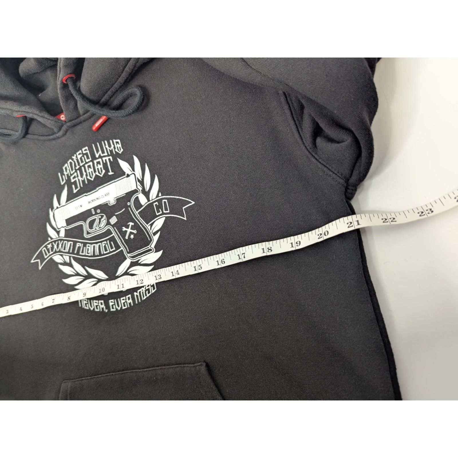 Vintage VINTAGE Vixxon Hoodie Sweatshirt Women’s Black Size Medium Y2K Logo Pullover Hooded Casual Activewear Womens Cold Weather 90s/Biker Theme Size M / US 6-8 / IT 42-44 - 6 Thumbnail