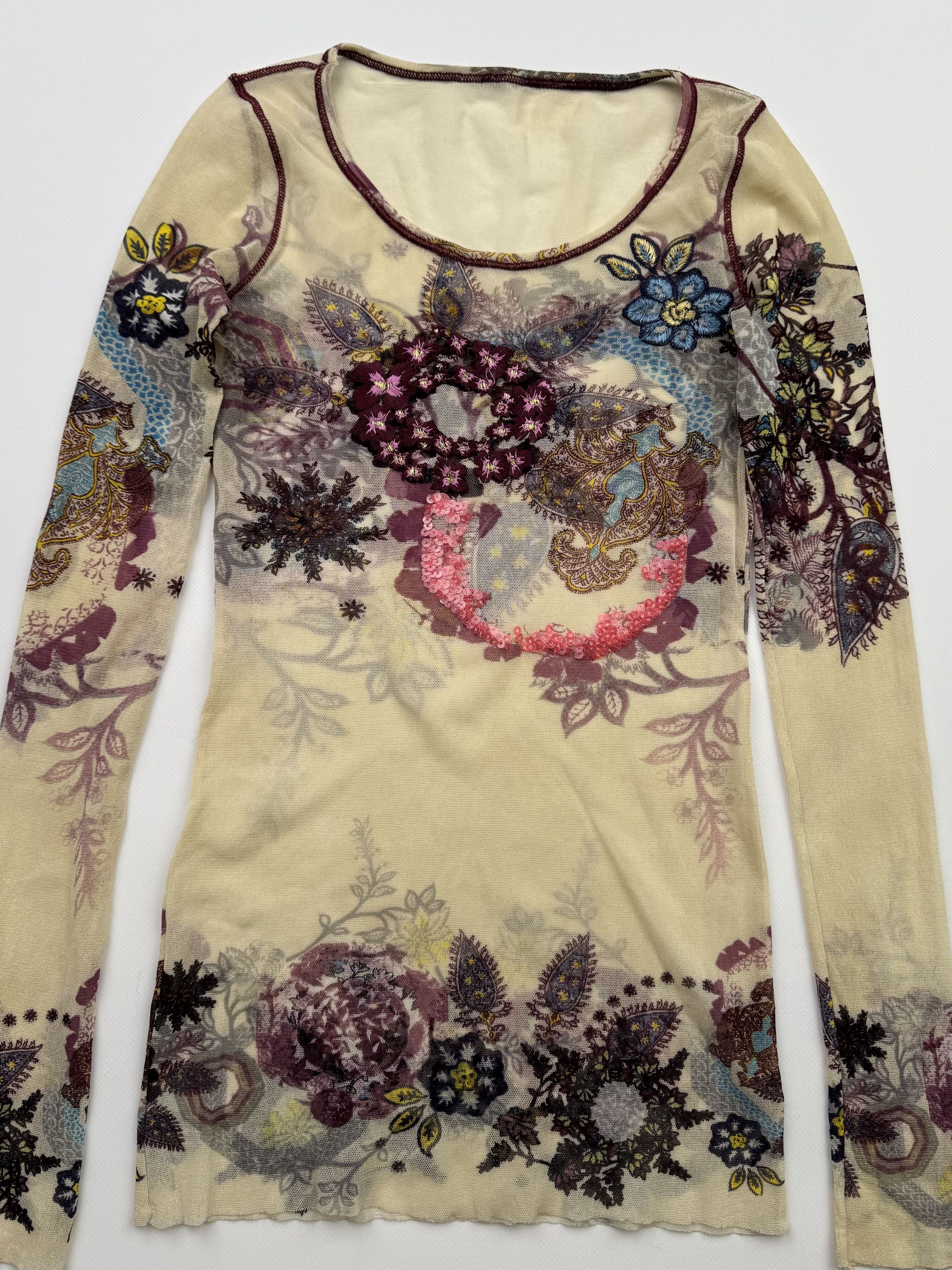 Vintage Vintage Mesh Long Sleeve B315(V531)E2 Size XS / US 0-2 / IT 36-38 - 2 Thumbnail