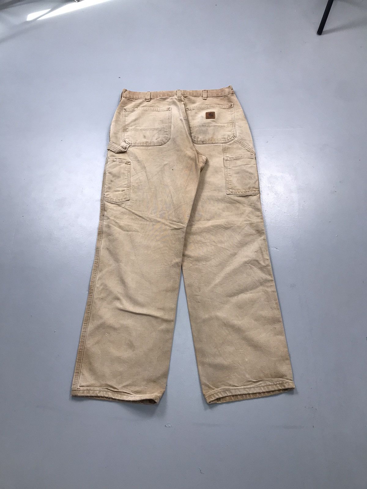 Carhartt Sun fade Vintage Carhartt B11 BRN carpenter denim Size US 34 / EU 50 - 2 Thumbnail