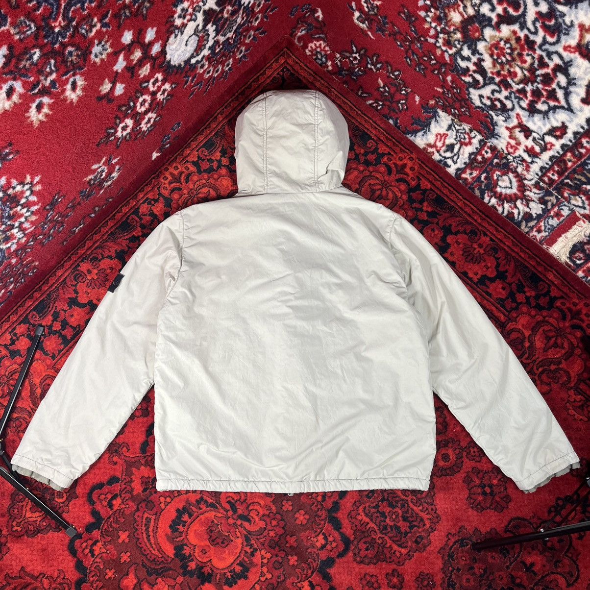 Stone Island Vintage Gorpcore Stone Island Hooded Jacket Nylon Light Grey Size US XL / EU 56 / 4 - 5 Thumbnail