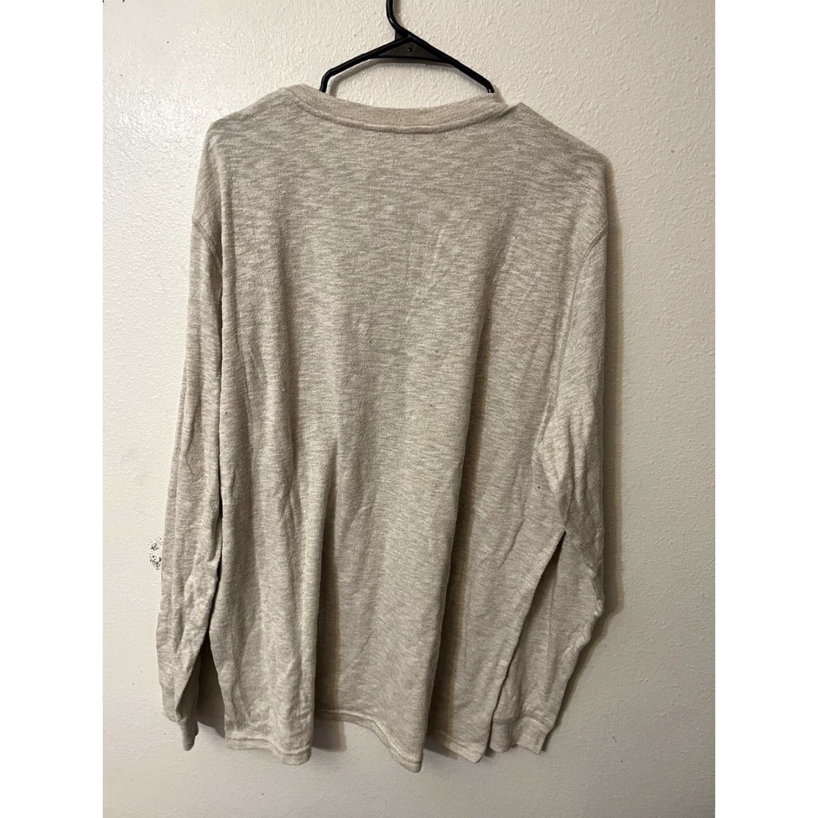 Gap Gap Henley Shirt Long Sleeve XL Beige Mens Size US XL / EU 56 / 4 - 2 Thumbnail