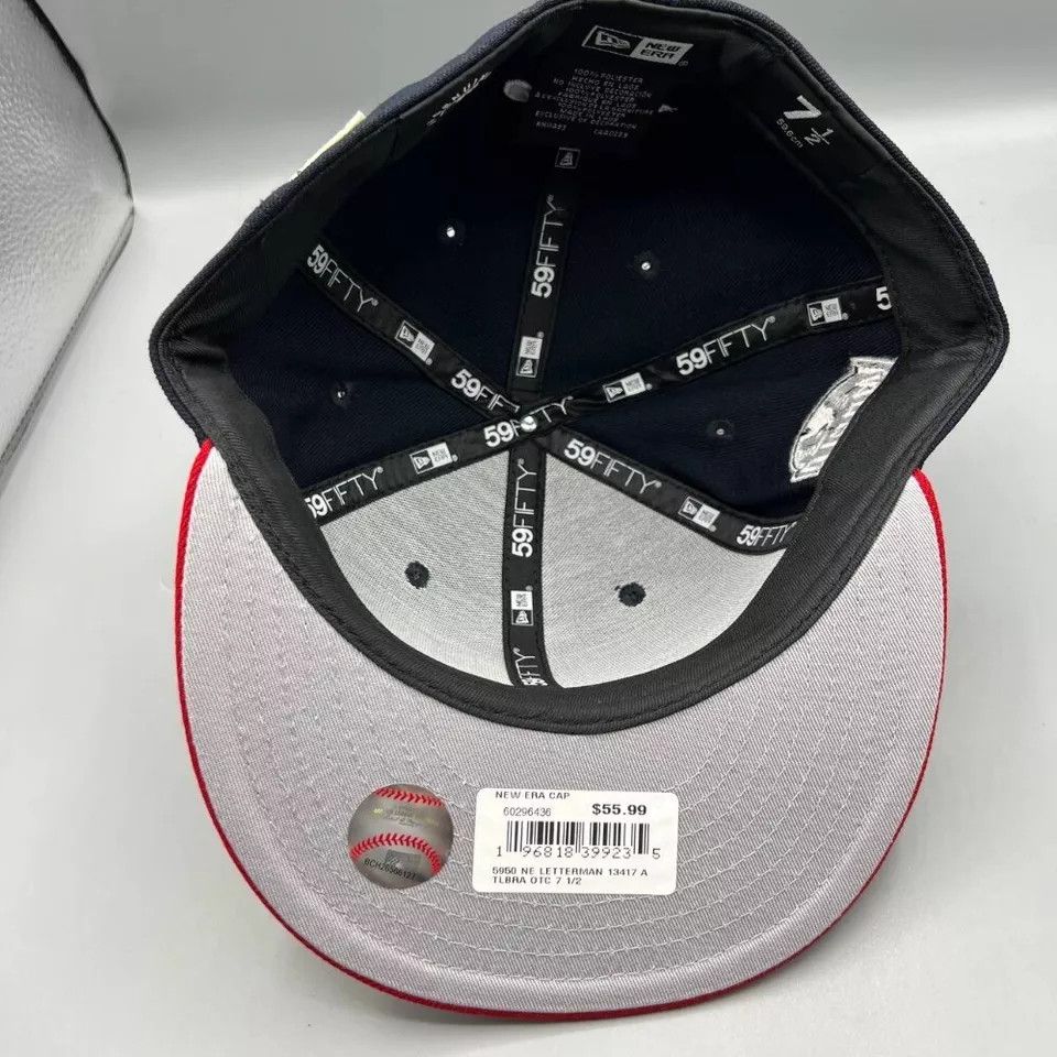 New Era Atlanta Braves Hat Men 7 1/2 4X World Series Champ Fitted Size ONE SIZE - 7 Thumbnail