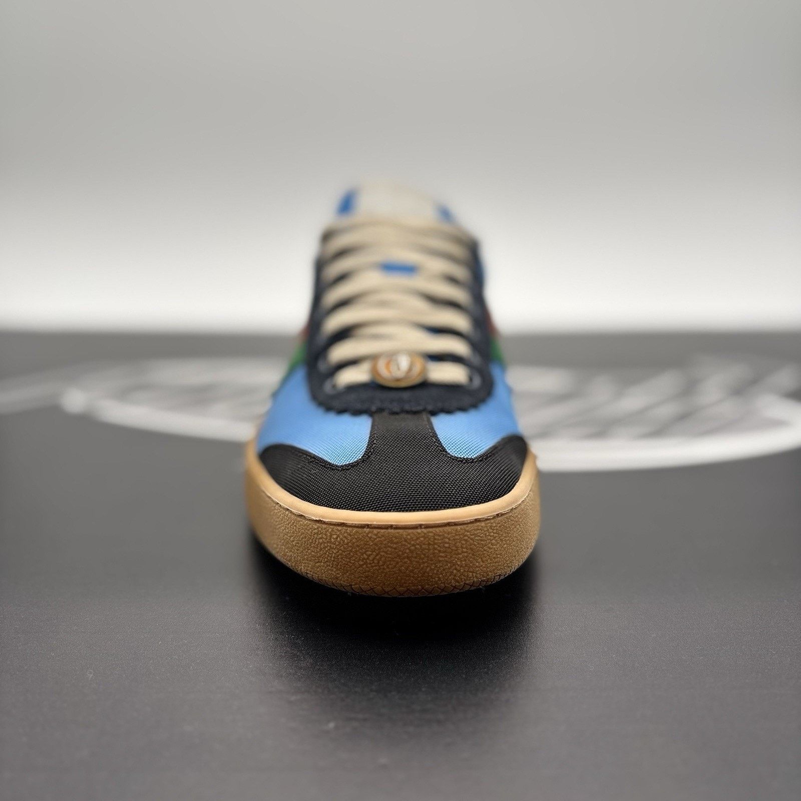 Gucci Gucci Web Accent Nylon ‘ Blue ‘ | GOOD CONDITION! Size US 8.5 / EU 41-42 - 6 Thumbnail