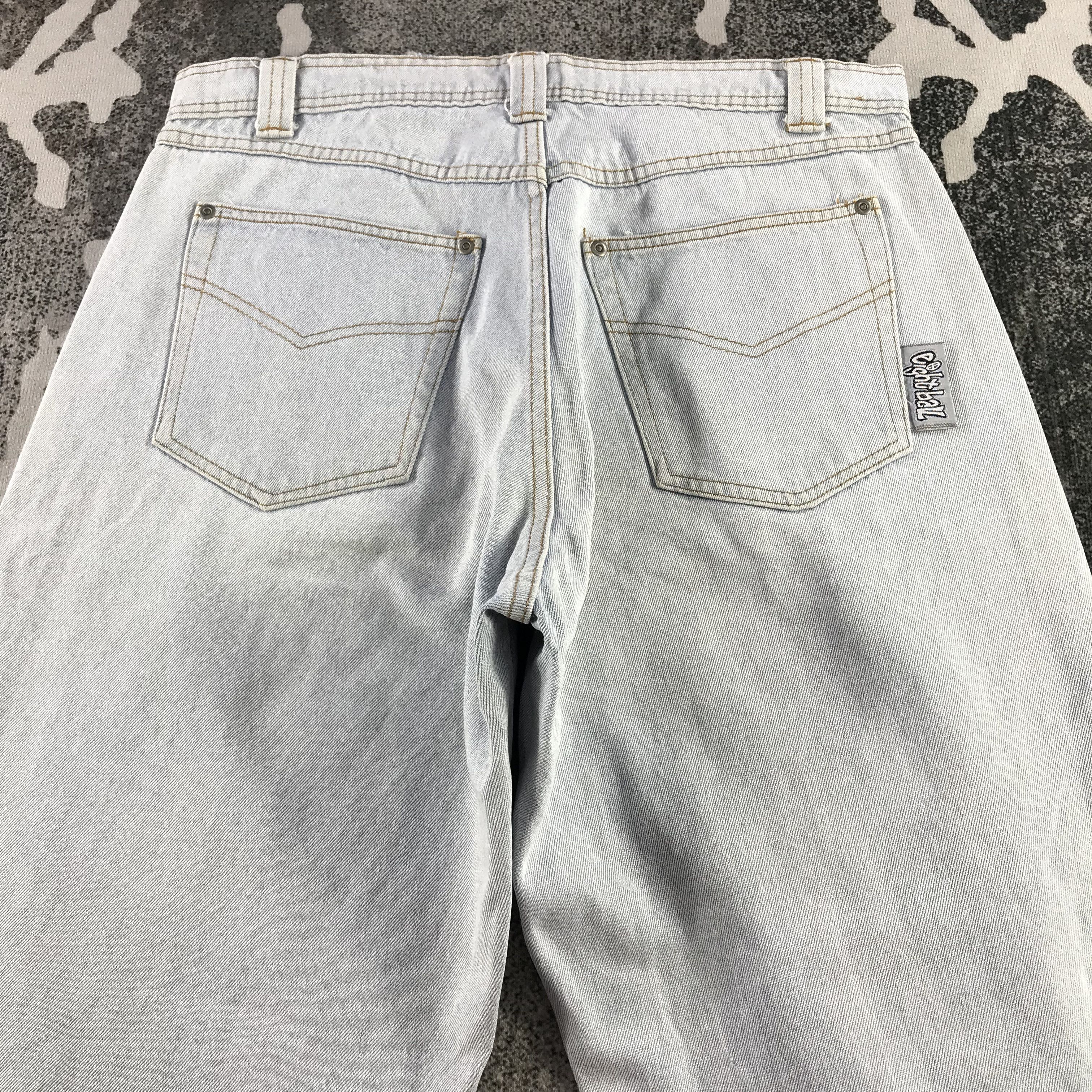 Vintage Vintage Eight Ball Jeans Baggy Jeans KJ3372 Size US 34 / EU 50 - 4 Thumbnail