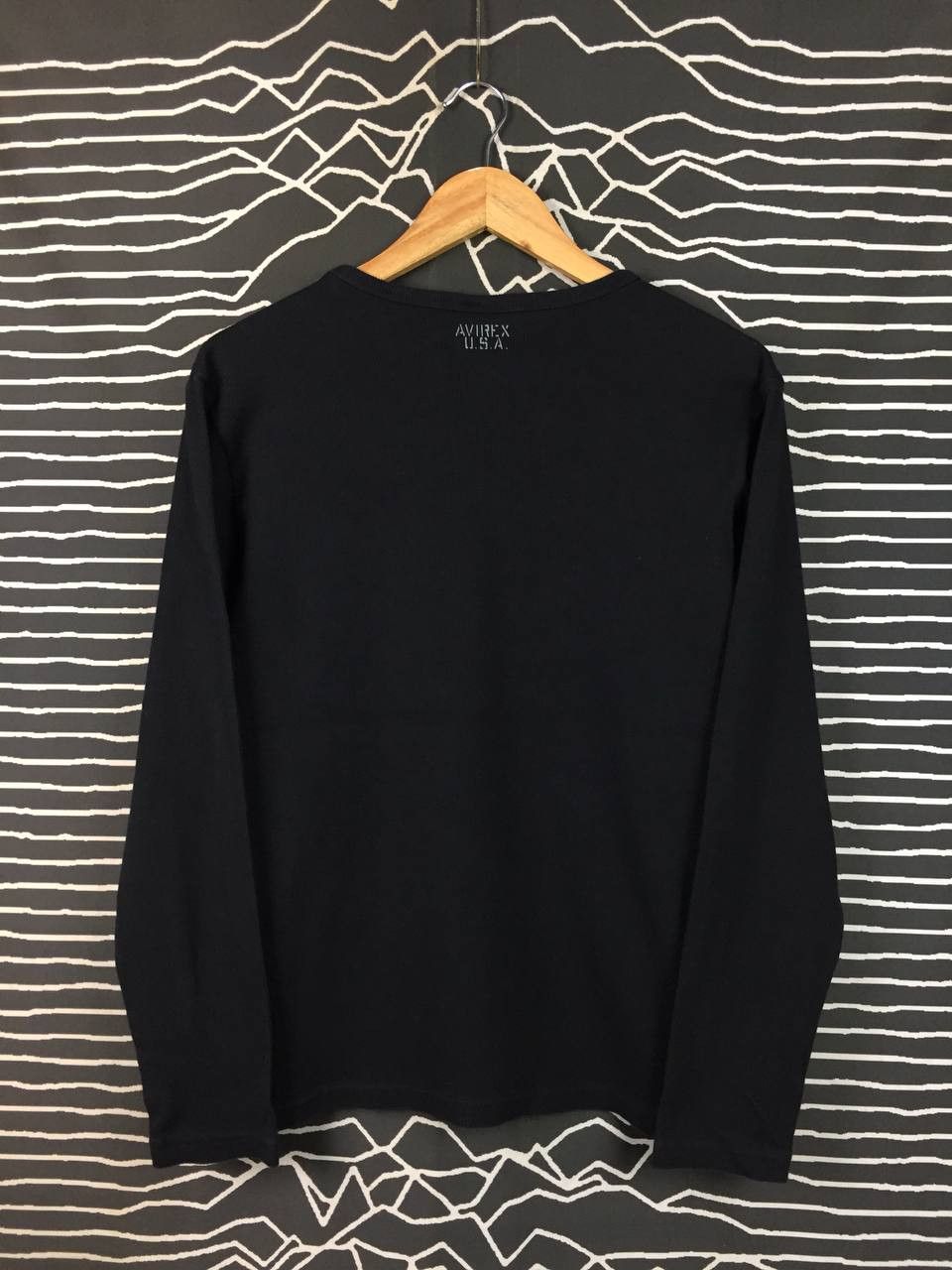 Avirex Vtg Avirex USA Military Style Ribbed Knit Long Sleeve Tee Size US S / EU 44-46 / 1 - 5 Thumbnail