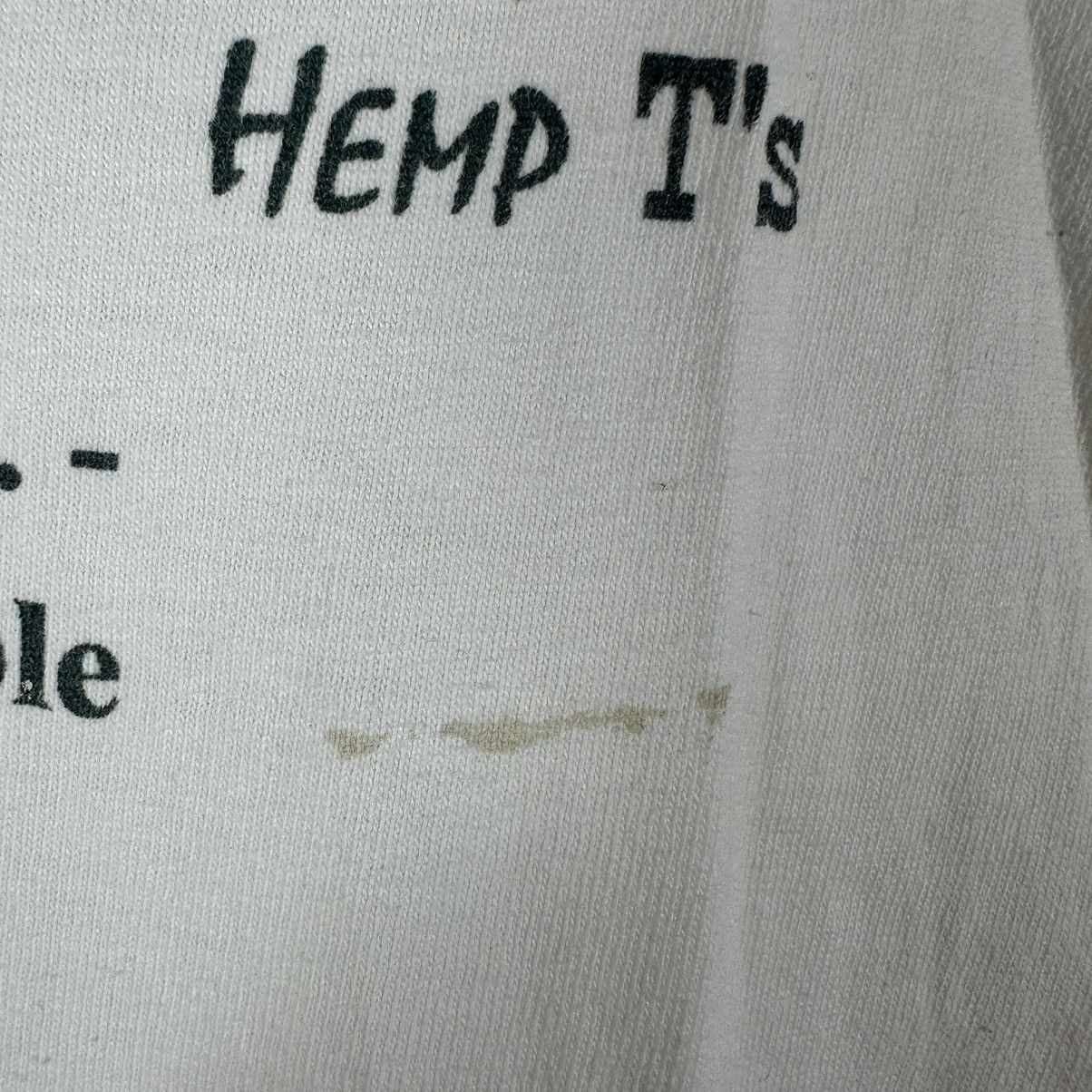 Fruit Of The Loom × Vintage Vintage 90s Hemphomaniac Weed Marijuana LargeT-shirt Size US L / EU 52-54 / 3 - 6 Thumbnail