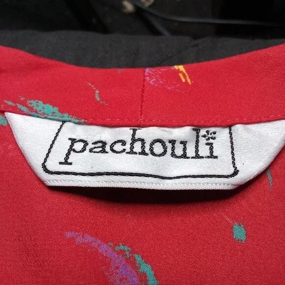 Vintage Vintage Pachouli Rainbow Brush Strokes Polyester Disco Shirt Size M / US 6-8 / IT 42-44 - 4 Thumbnail