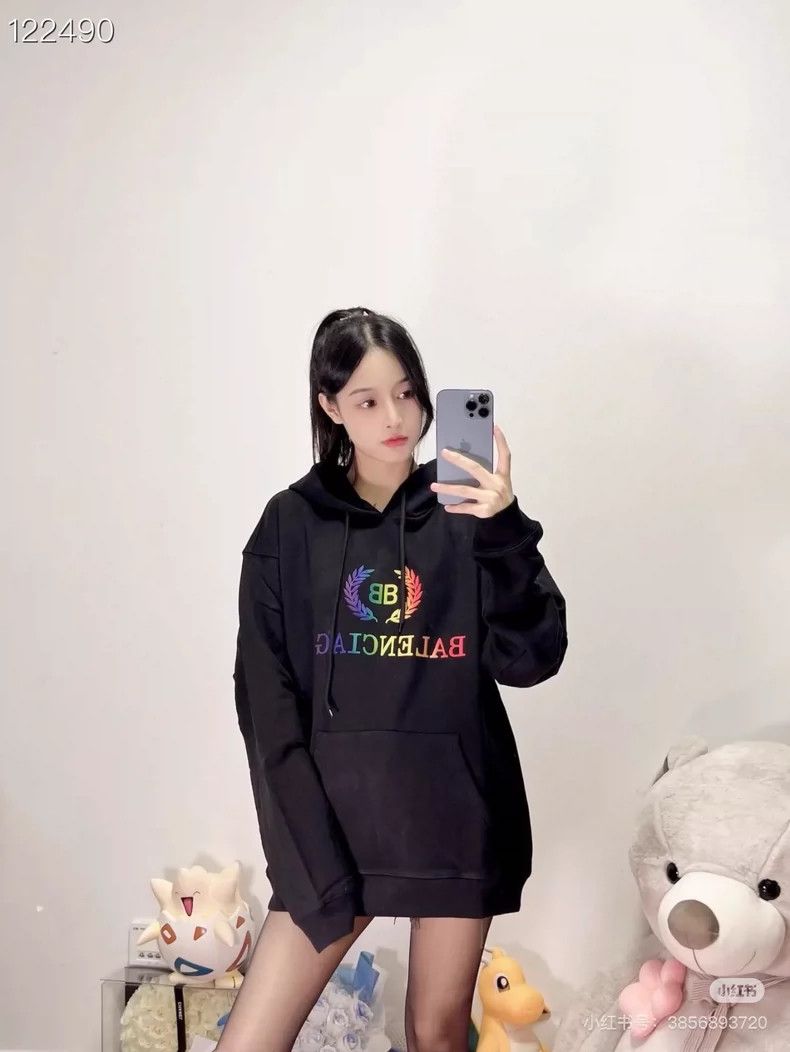 Other Balenciaga Rainbow wheat-spike embroidered monogram logo b Size US S / EU 44-46 / 1 - 7 Thumbnail