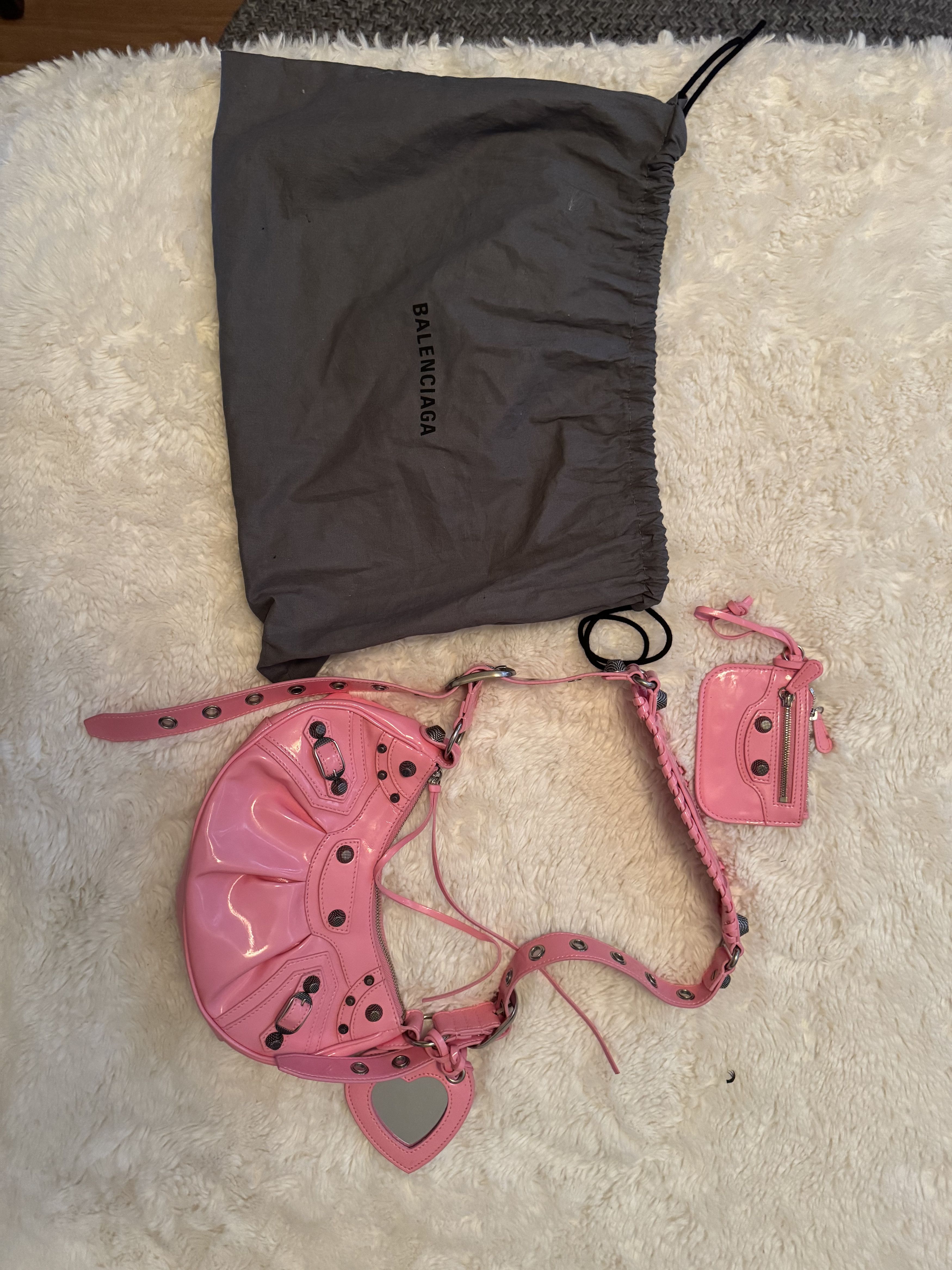 Balenciaga Balenciaga Pink Le Cagole XS Shoulder Bag Size ONE SIZE - 1 Thumbnail